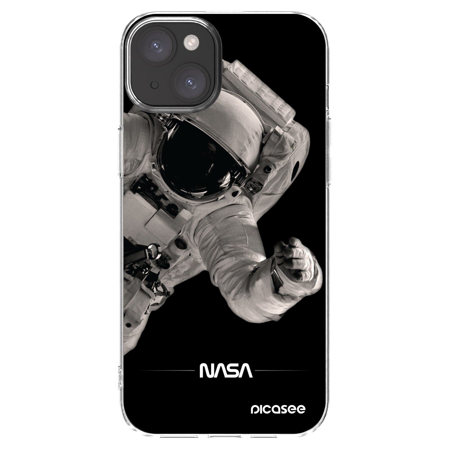 Picasee átlátszó szilikon tok az alábbi mobiltelefonokra Apple iPhone 15 Plus - Astronaut Big