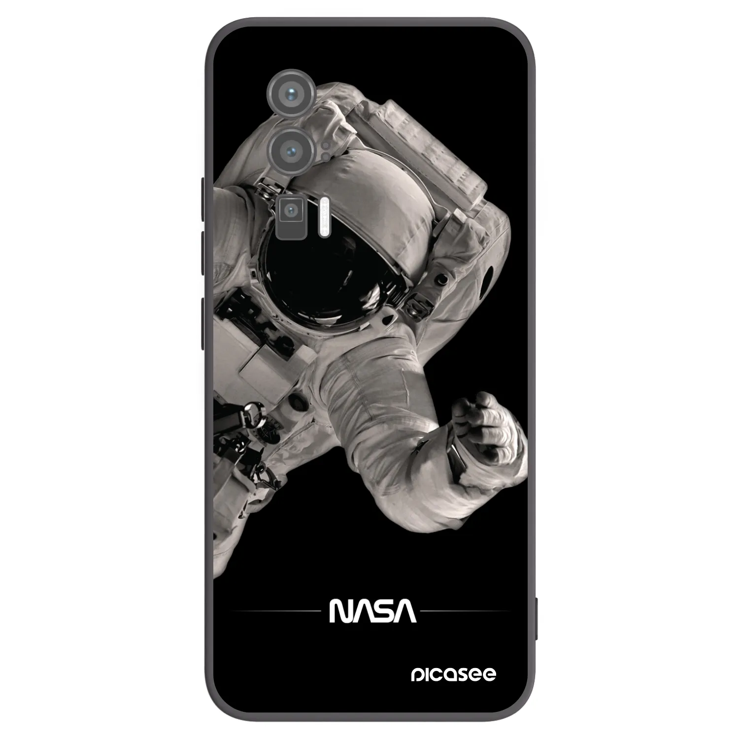 Picasee fekete szilikon tok az alábbi mobiltelefonokra Xiaomi Poco F5 Pro 5G - Astronaut Big
