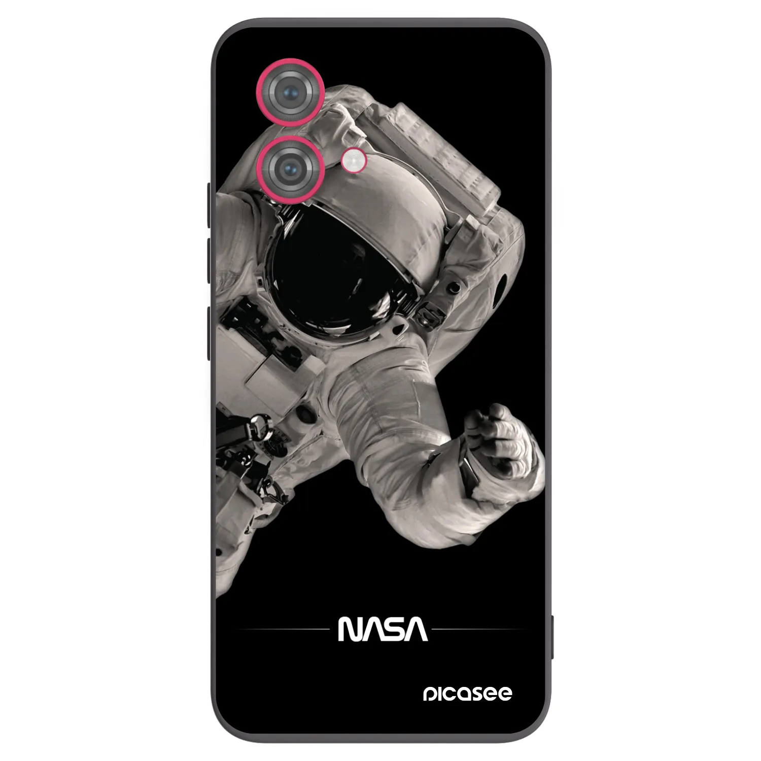 Picasee fekete szilikon tok az alábbi mobiltelefonokra Motorola Moto G84 5G - Astronaut Big