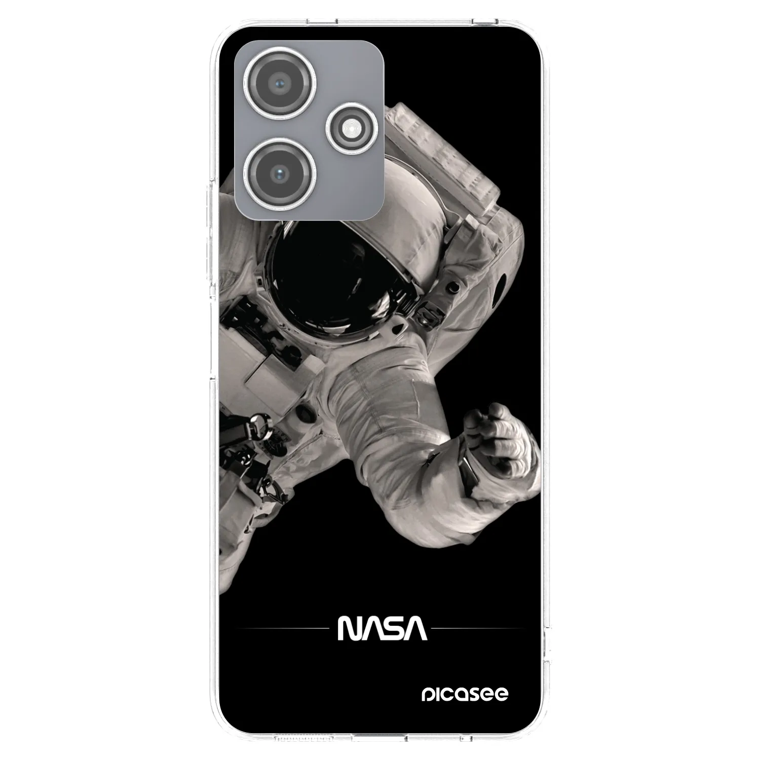 Picasee átlátszó szilikon tok az alábbi mobiltelefonokra Xiaomi Redmi 12 5G - Astronaut Big