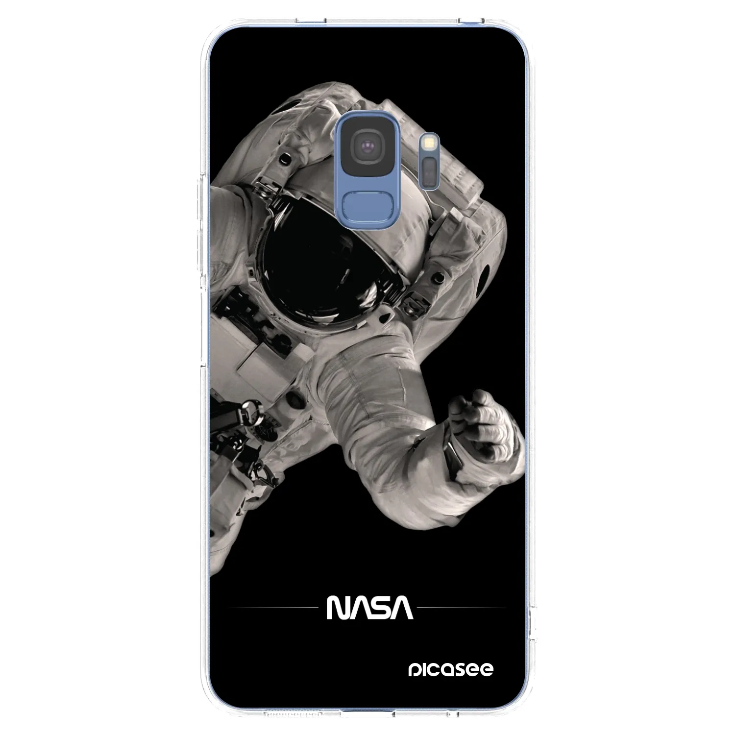 Picasee átlátszó szilikon tok az alábbi mobiltelefonokra Samsung Galaxy S9 G960F - Astronaut Big