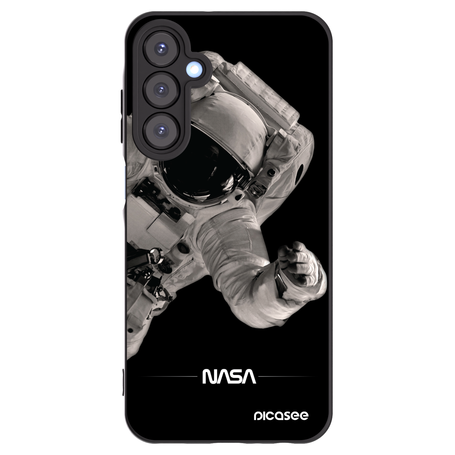 Picasee fekete szilikon tok az alábbi mobiltelefonokra Samsung Galaxy A25 A256B 5G - Astronaut Big