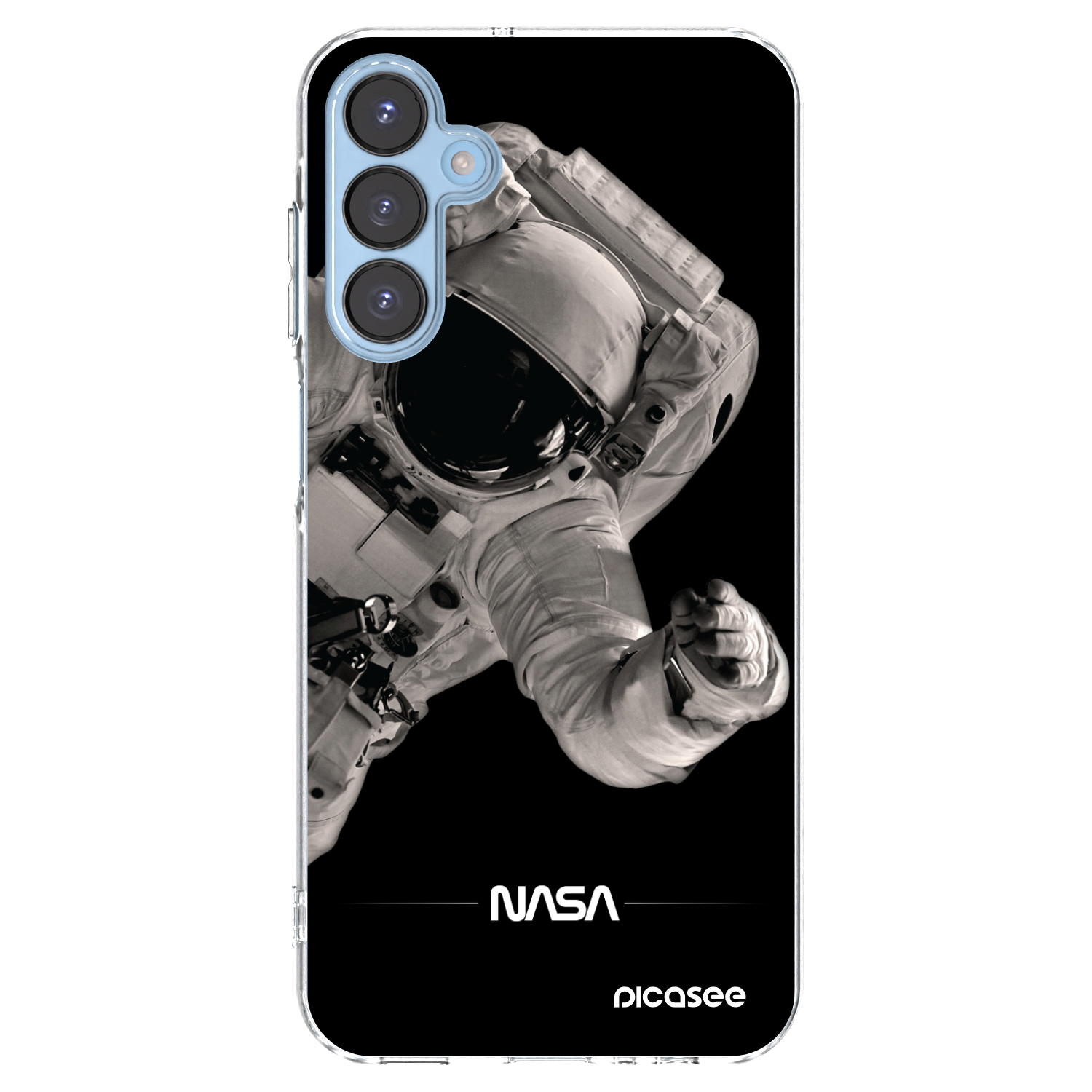 Picasee átlátszó szilikon tok az alábbi mobiltelefonokra Samsung Galaxy A15 A156B 5G - Astronaut Big
