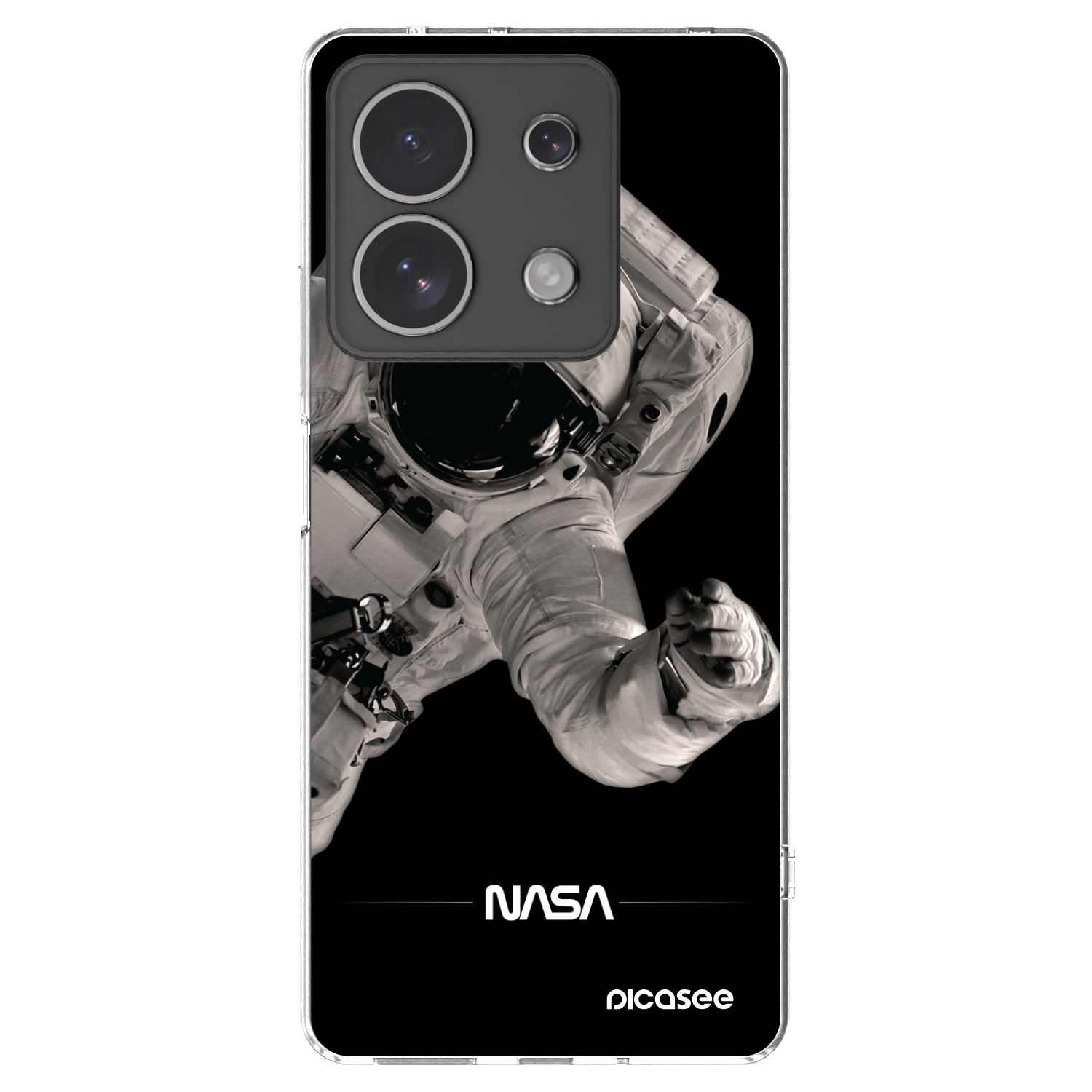 Picasee átlátszó szilikon tok az alábbi mobiltelefonokra Xiaomi Redmi Note 13 4G - Astronaut Big