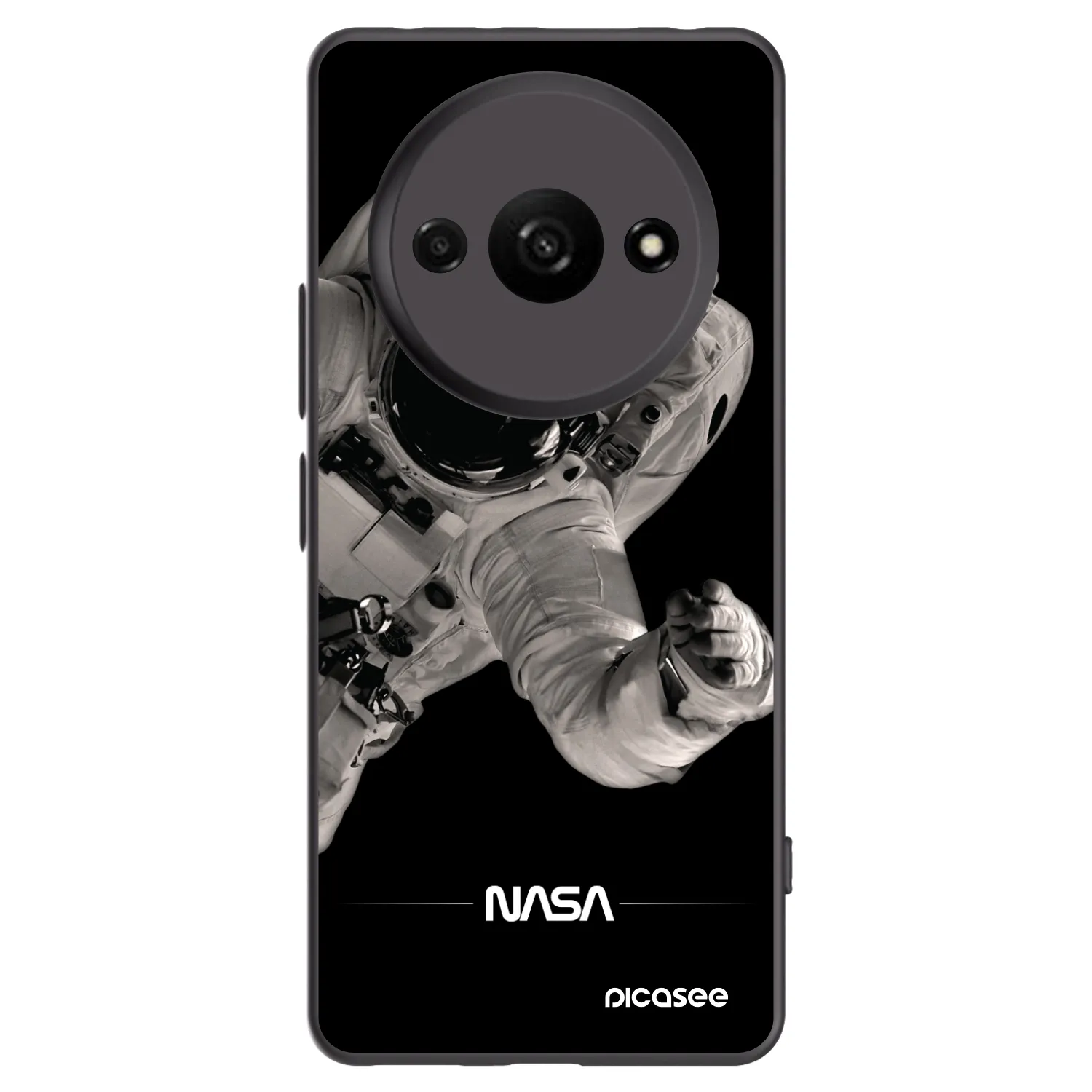 Picasee fekete szilikon tok az alábbi mobiltelefonokra Xiaomi Redmi A3 - Astronaut Big