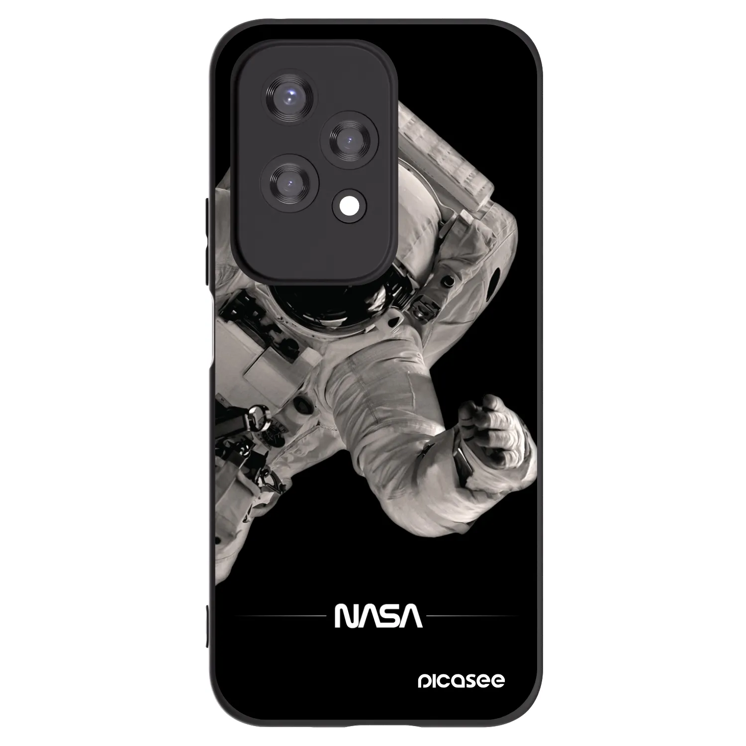 Picasee fekete szilikon tok az alábbi mobiltelefonokra Honor 200 Lite - Astronaut Big