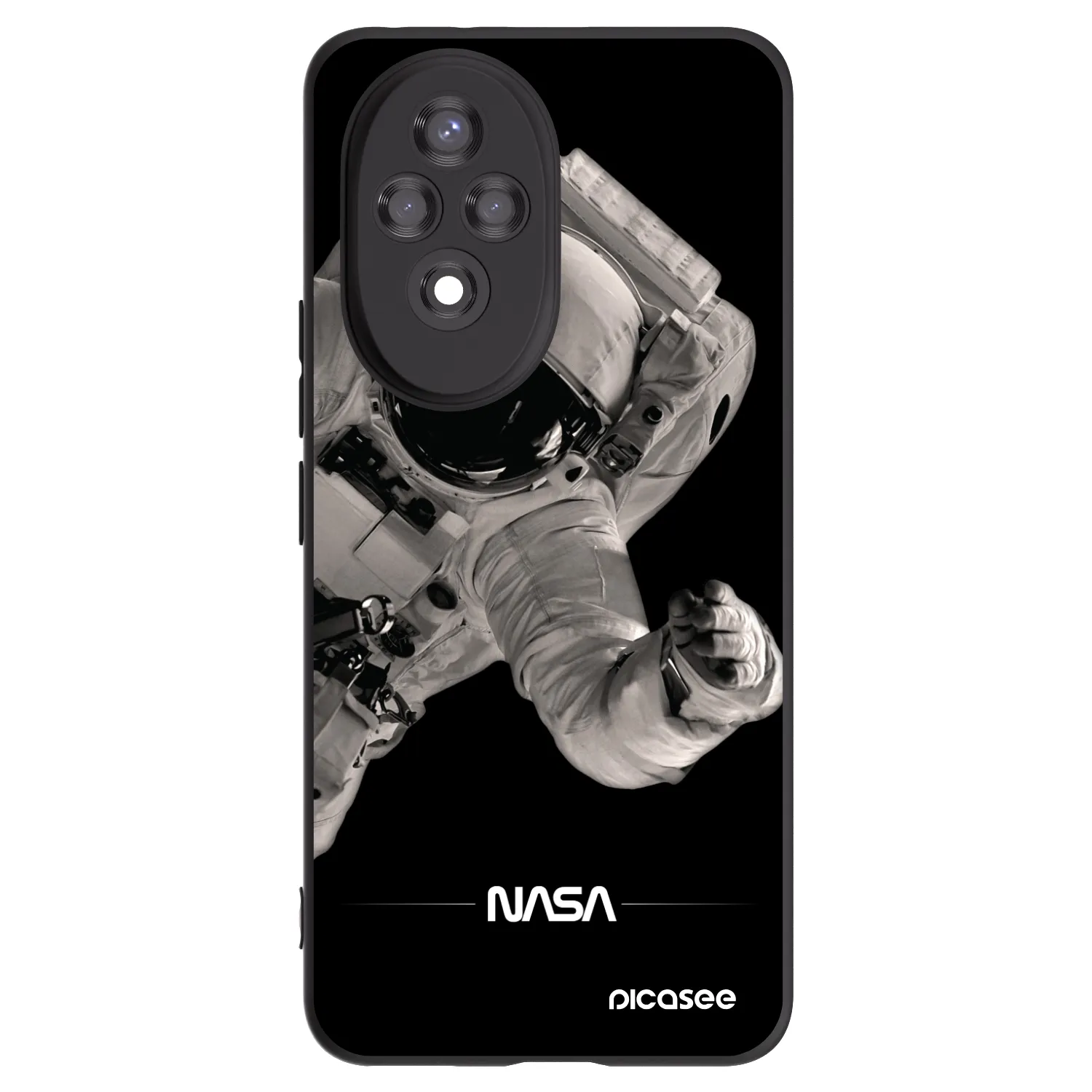 Picasee fekete szilikon tok az alábbi mobiltelefonokra Honor 200 5G - Astronaut Big