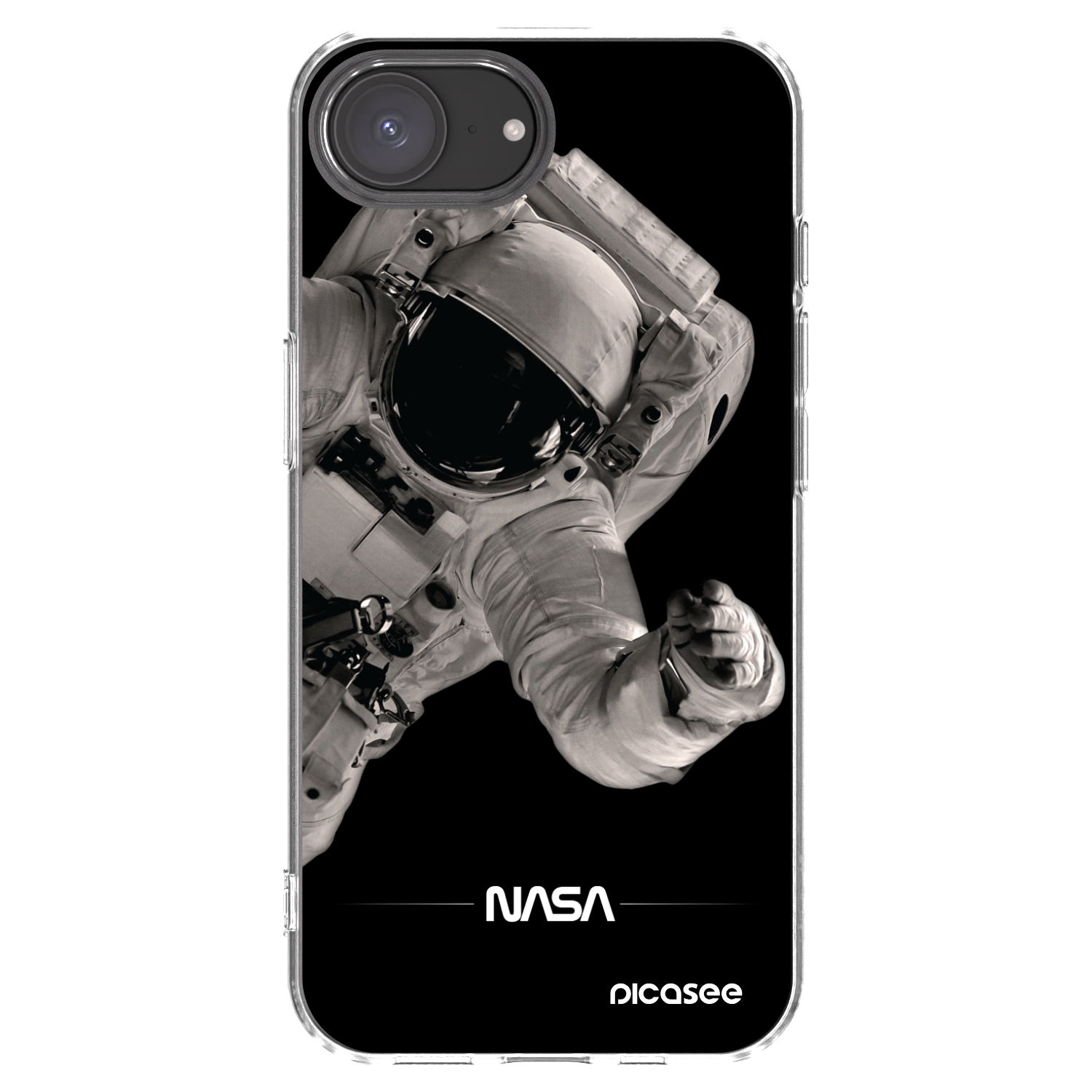 Picasee átlátszó szilikon tok az alábbi mobiltelefonokra Apple iPhone 16e - Astronaut Big