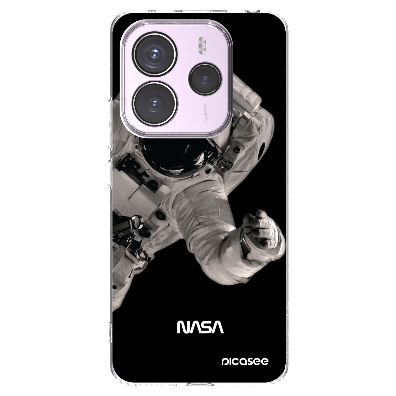 Picasee átlátszó szilikon tok az alábbi mobiltelefonokra Xiaomi Redmi Note 14 5G - Astronaut Big
