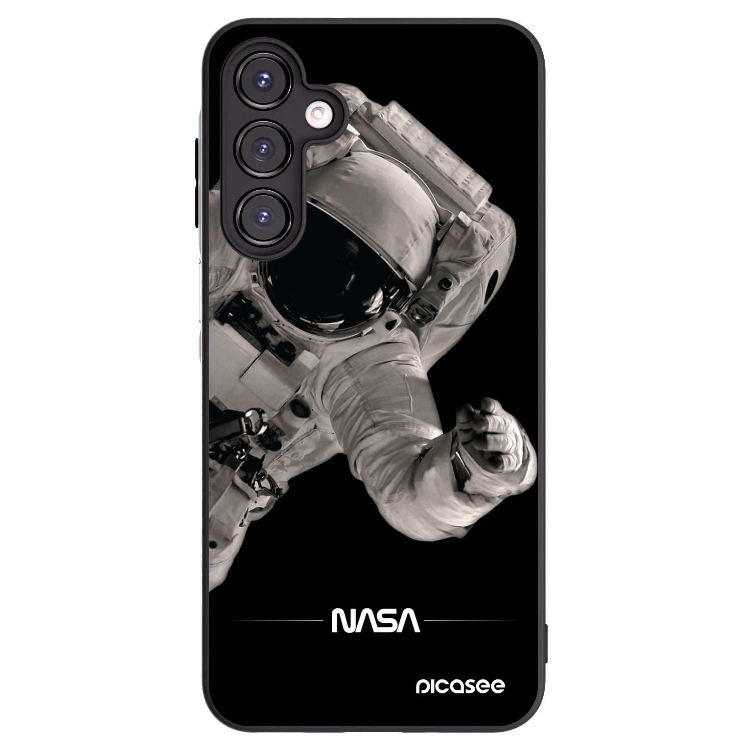 Picasee fekete szilikon tok az alábbi mobiltelefonokra Samsung Galaxy A16 5G - Astronaut Big