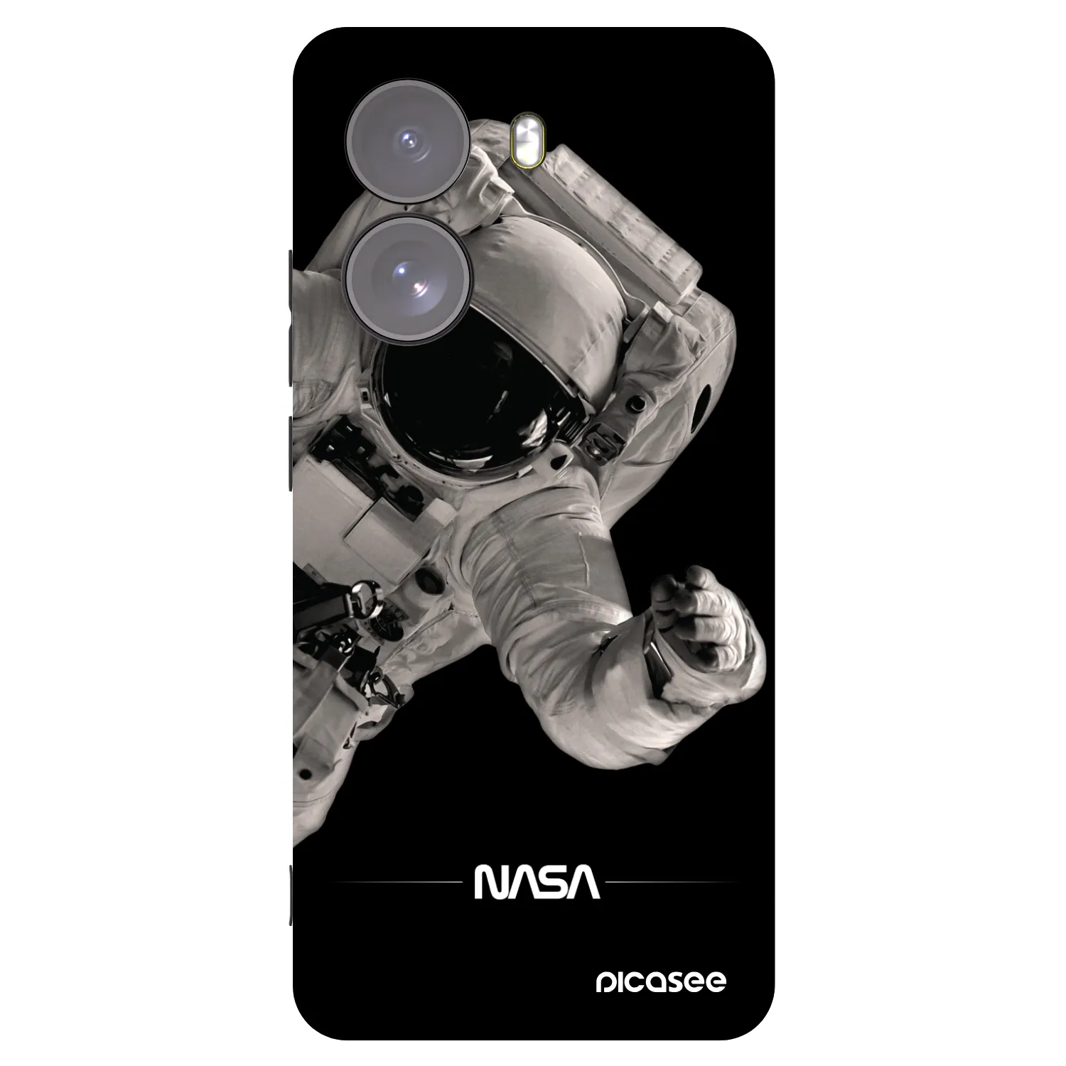 Picasee fekete szilikon tok az alábbi mobiltelefonokra Xiaomi Poco X7 - Astronaut Big