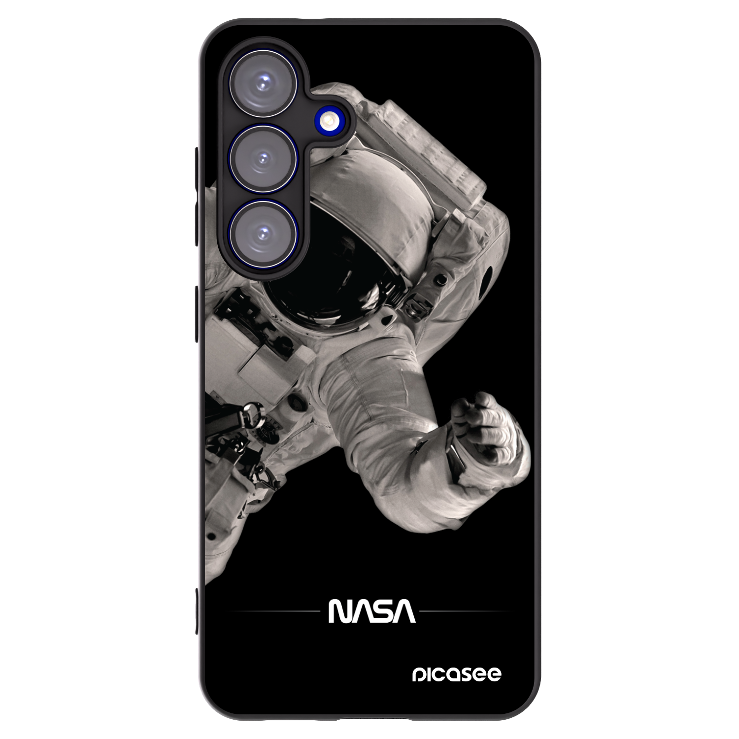 Picasee fekete szilikon tok az alábbi mobiltelefonokra Samsung Galaxy S25 5G - Astronaut Big