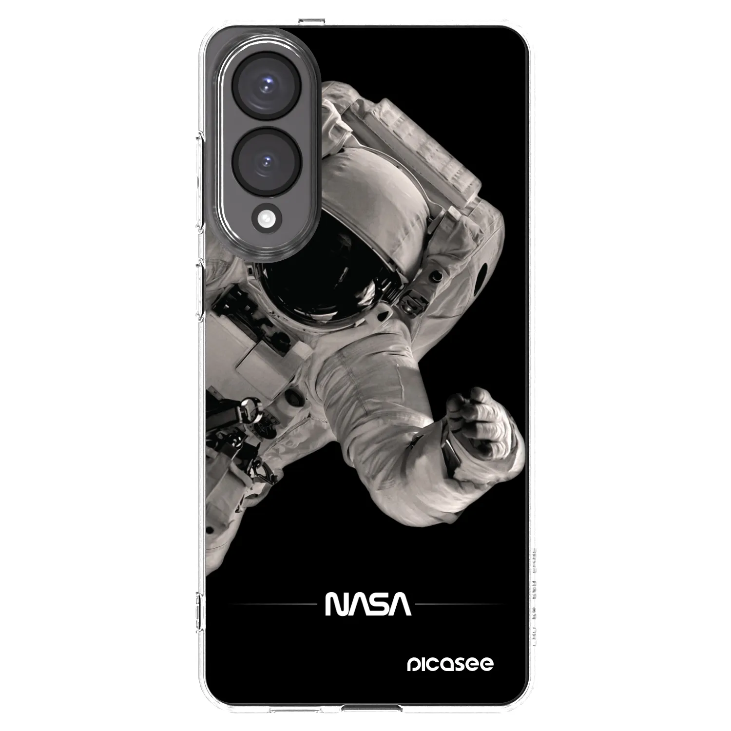 Picasee átlátszó szilikon tok az alábbi mobiltelefonokra Samsung Galaxy S25 Edge 5G - Astronaut Big