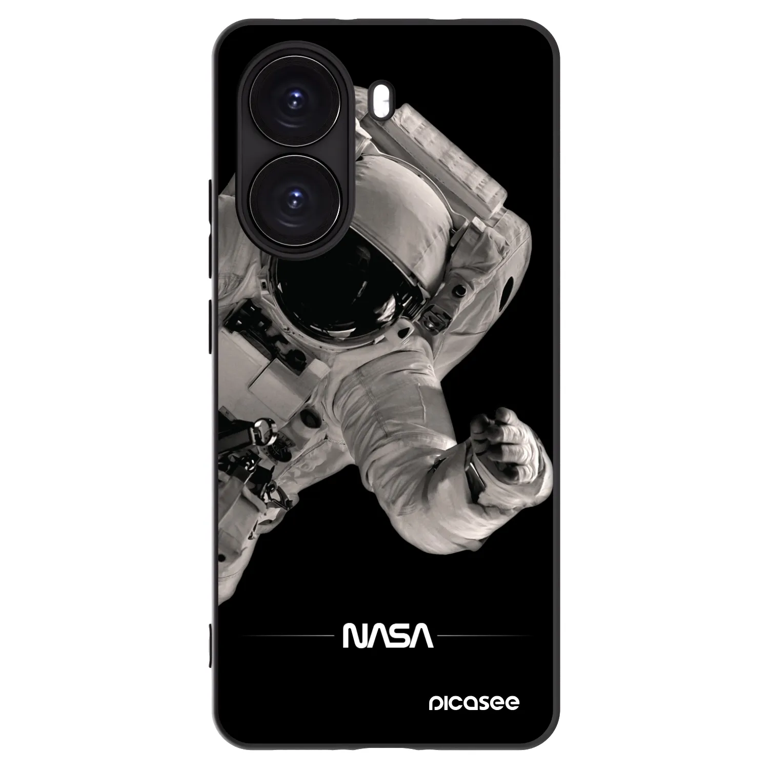 Picasee fekete szilikon tok az alábbi mobiltelefonokra Xiaomi Poco X7 Pro 5G - Astronaut Big