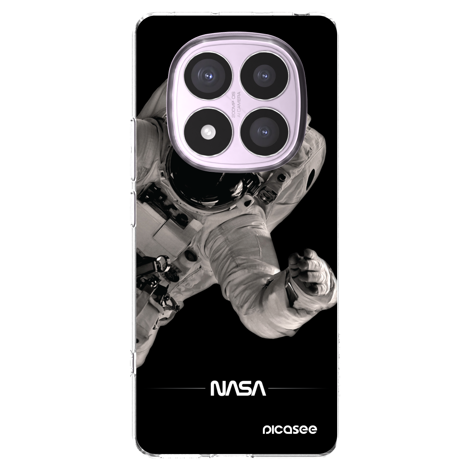 Picasee átlátszó szilikon tok az alábbi mobiltelefonokra Xiaomi Redmi Note 14 Pro 4G - Astronaut Big