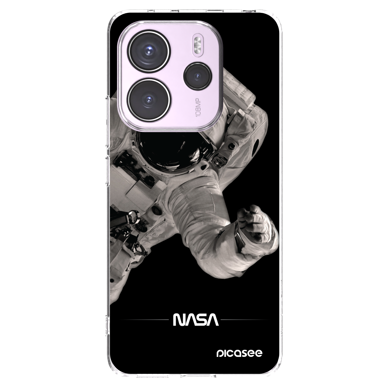 Picasee átlátszó szilikon tok az alábbi mobiltelefonokra Xiaomi Redmi Note 14 4G - Astronaut Big