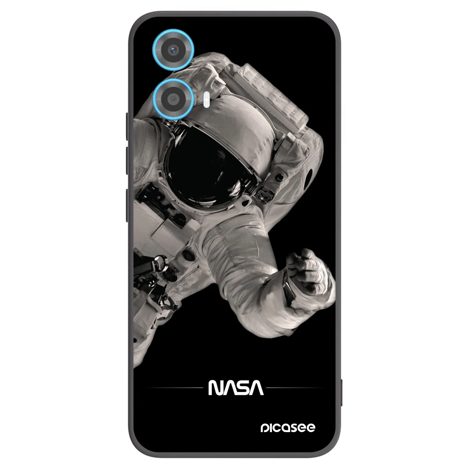 Picasee fekete szilikon tok az alábbi mobiltelefonokra Motorola Moto G34 5G - Astronaut Big