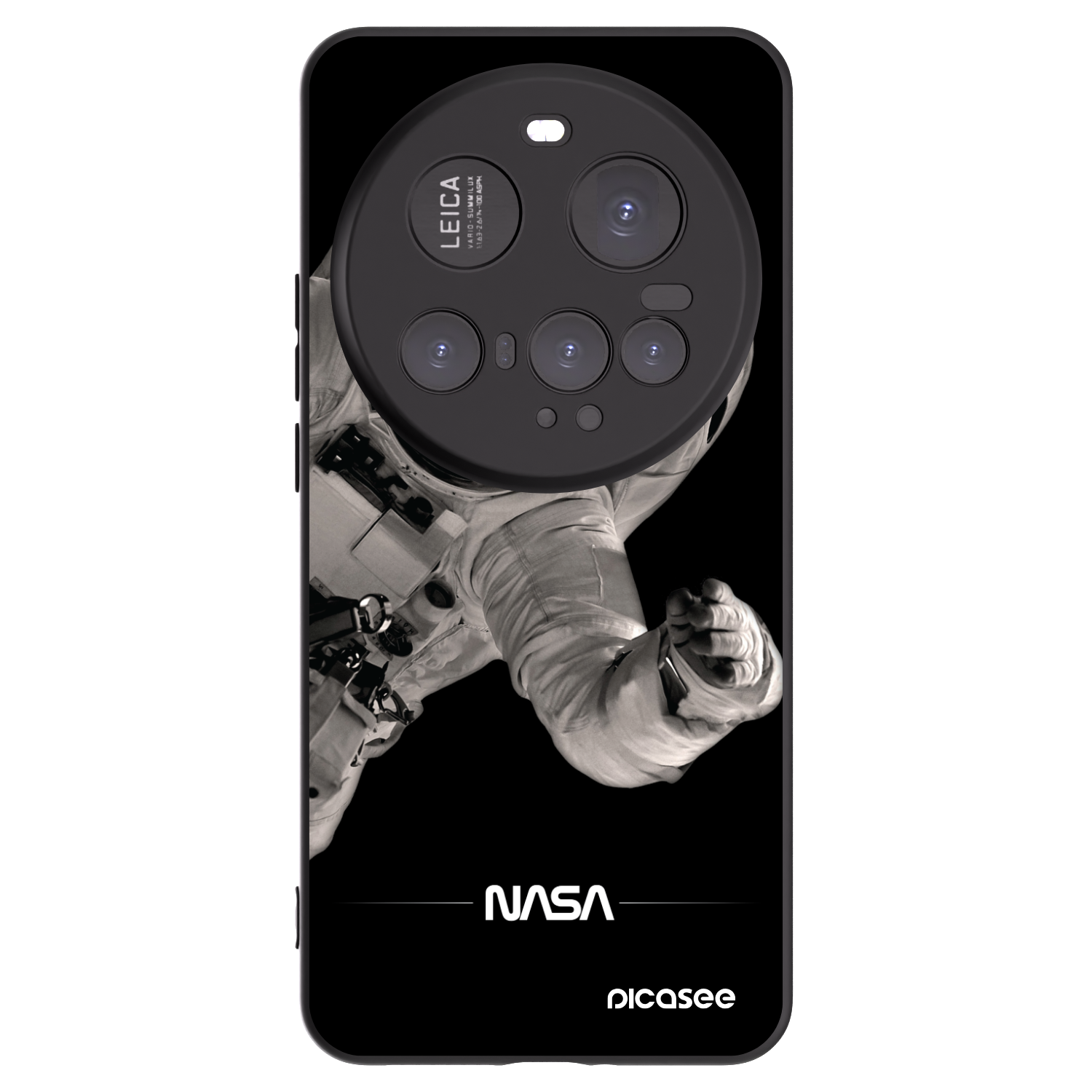 Picasee fekete szilikon tok az alábbi mobiltelefonokra Xiaomi 15 Ultra - Astronaut Big