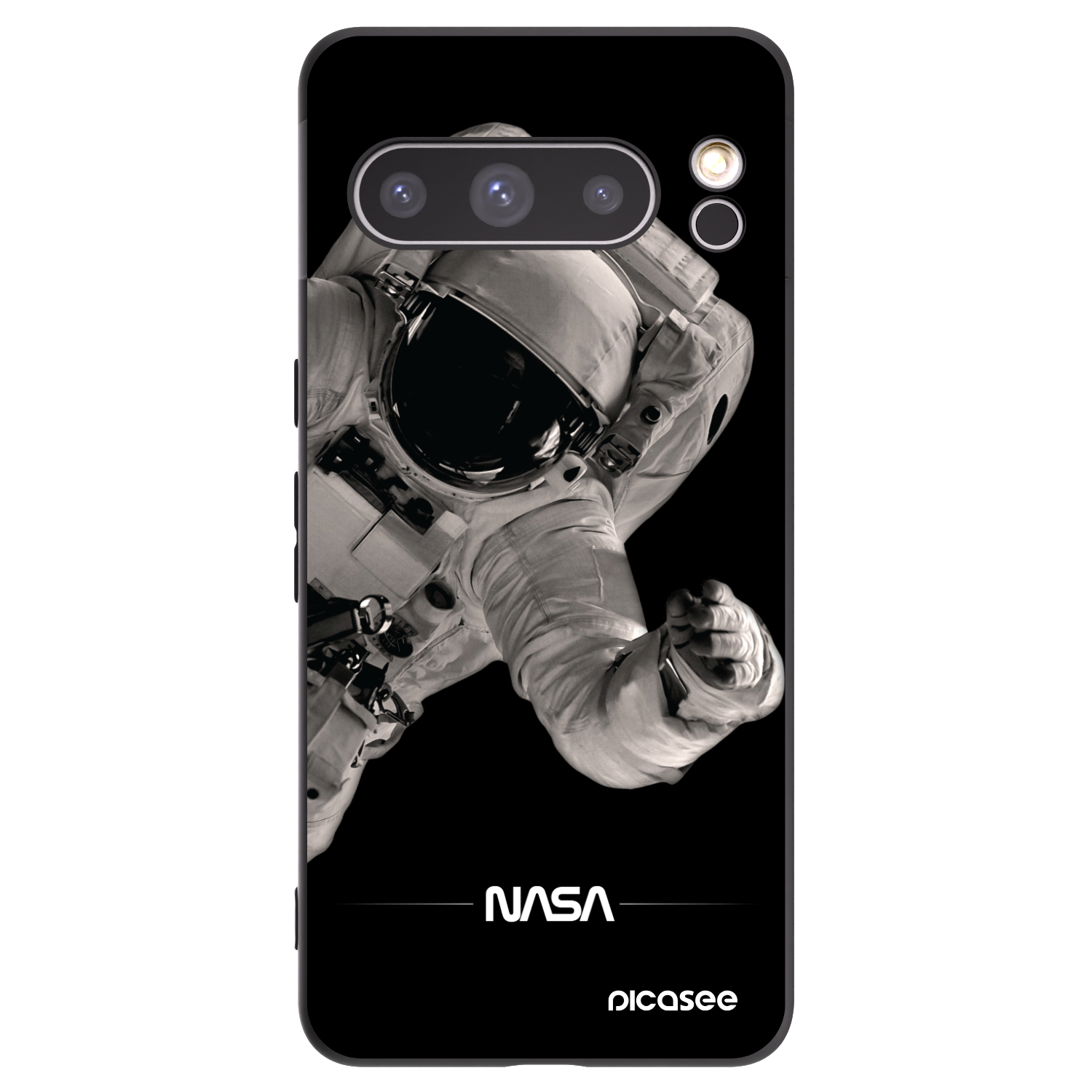 Picasee fekete szilikon tok az alábbi mobiltelefonokra Google Pixel 8 Pro - Astronaut Big