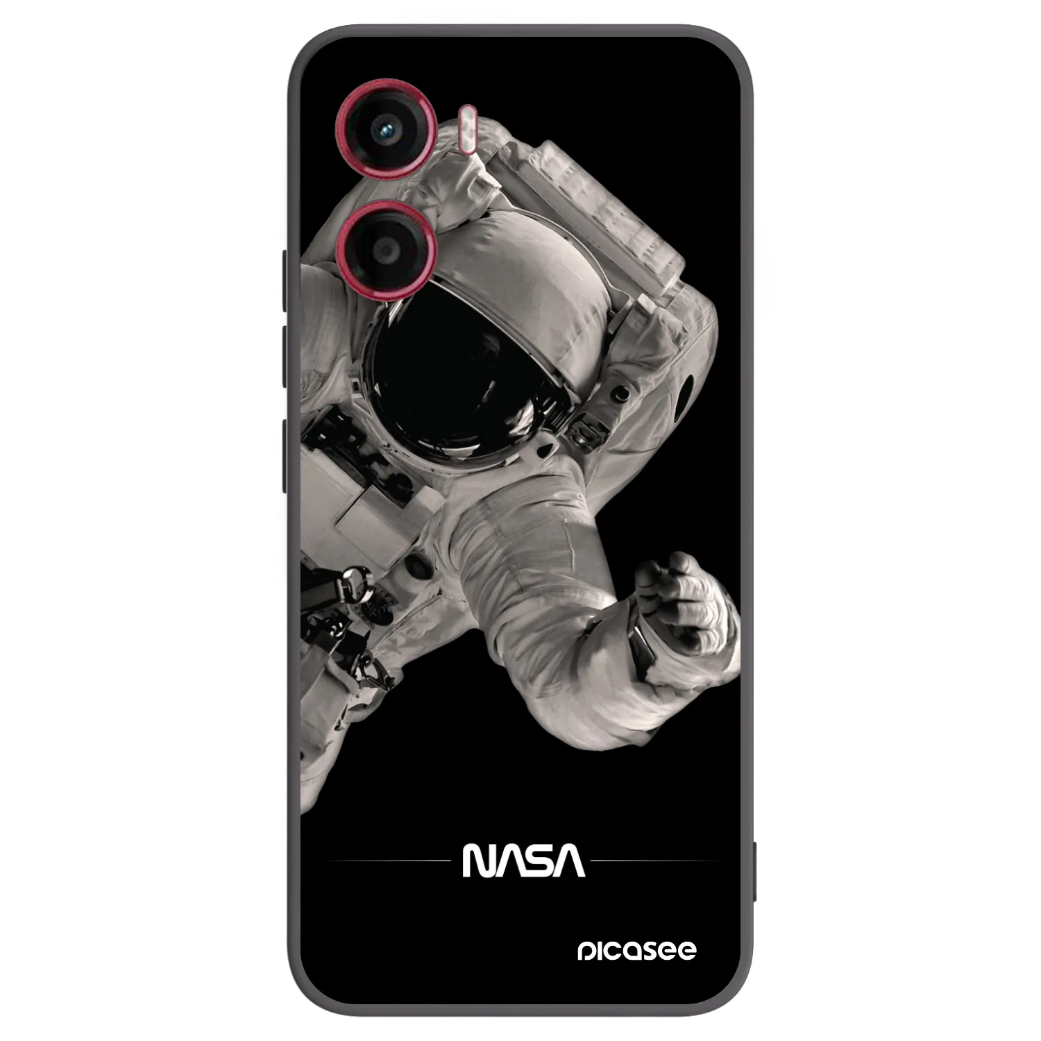 Picasee fekete szilikon tok az alábbi mobiltelefonokra Motorola Moto G05 - Astronaut Big
