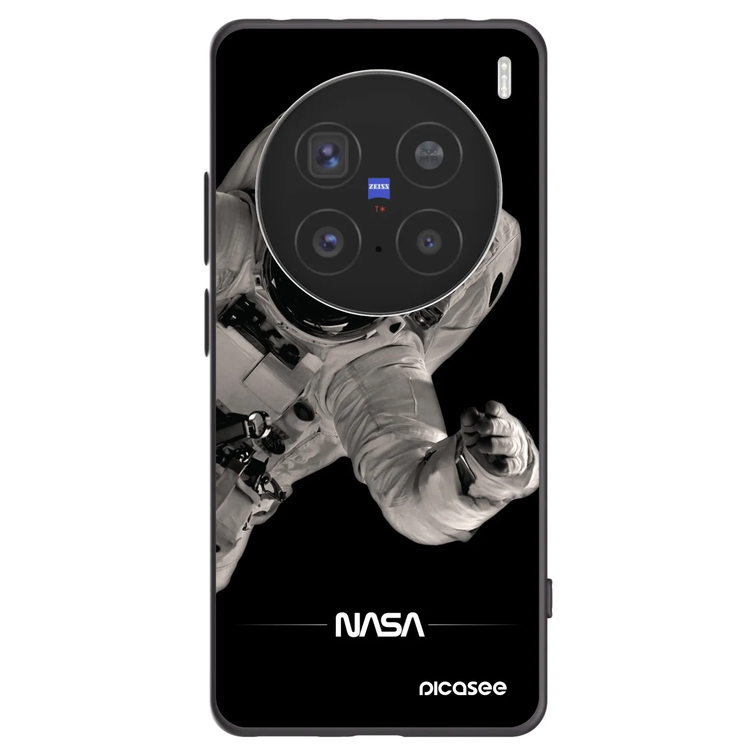 Picasee fekete szilikon tok az alábbi mobiltelefonokra Vivo X200 Pro - Astronaut Big