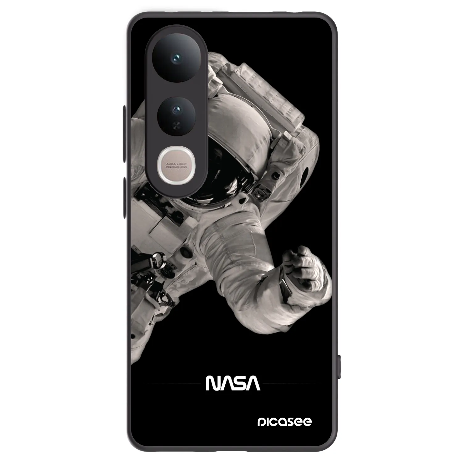 Picasee fekete szilikon tok az alábbi mobiltelefonokra Vivo V50 Lite 5G - Astronaut Big