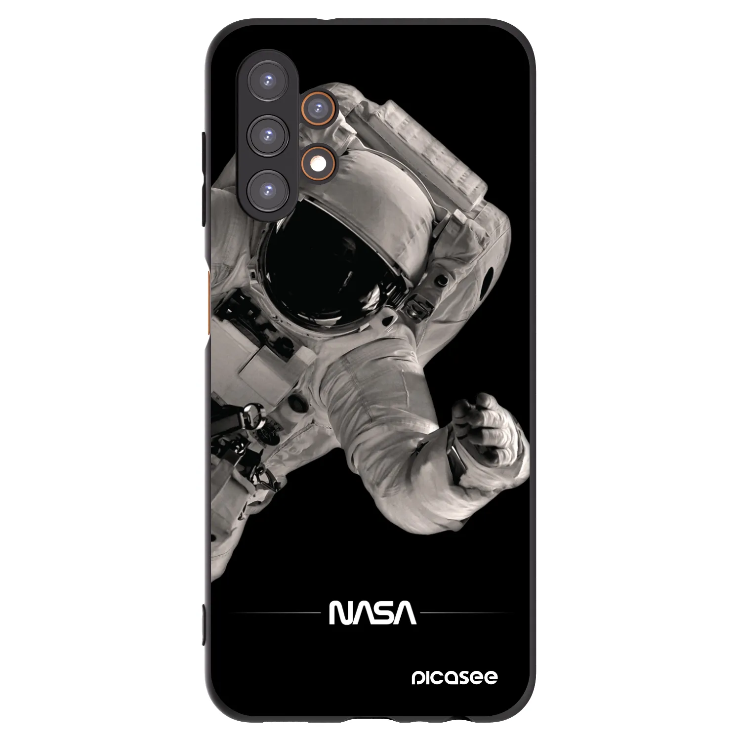 Picasee fekete szilikon tok az alábbi mobiltelefonokra Samsung Galaxy A13 5G - Astronaut Big
