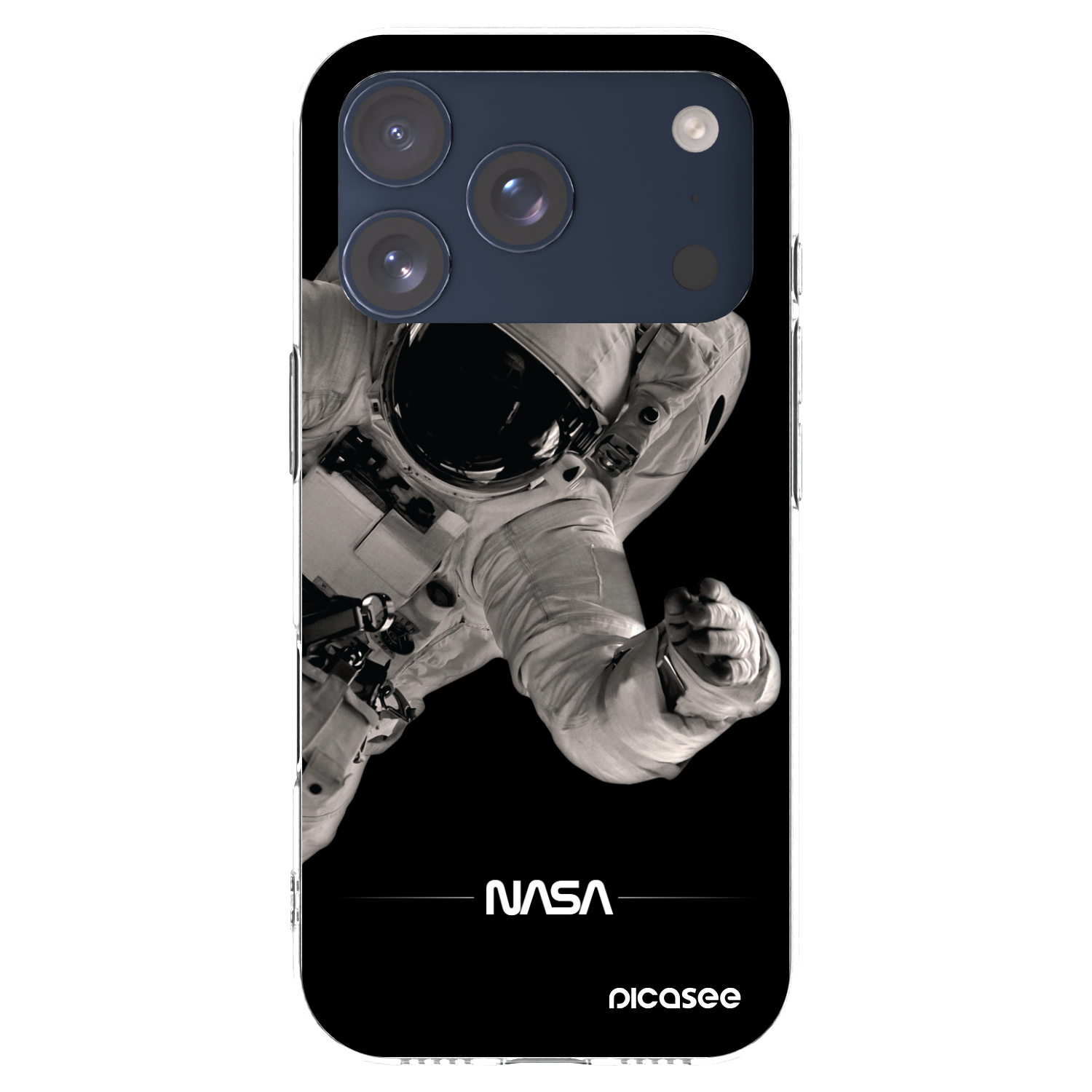 Picasee átlátszó szilikon tok az alábbi mobiltelefonokra Apple iPhone 17 Pro - Astronaut Big