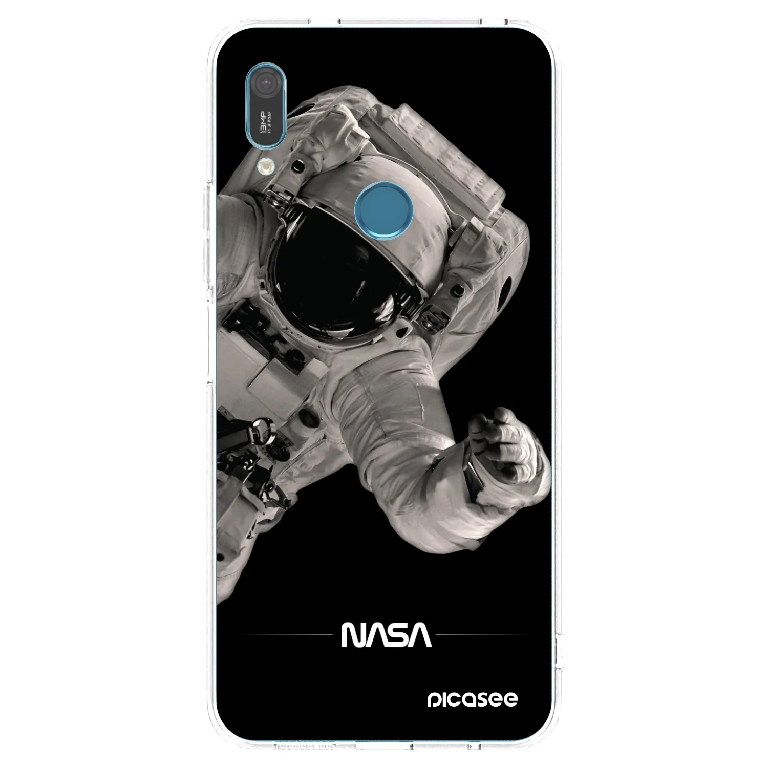 Picasee átlátszó szilikon tok az alábbi mobiltelefonokra Huawei Y6 2019 - Astronaut Big