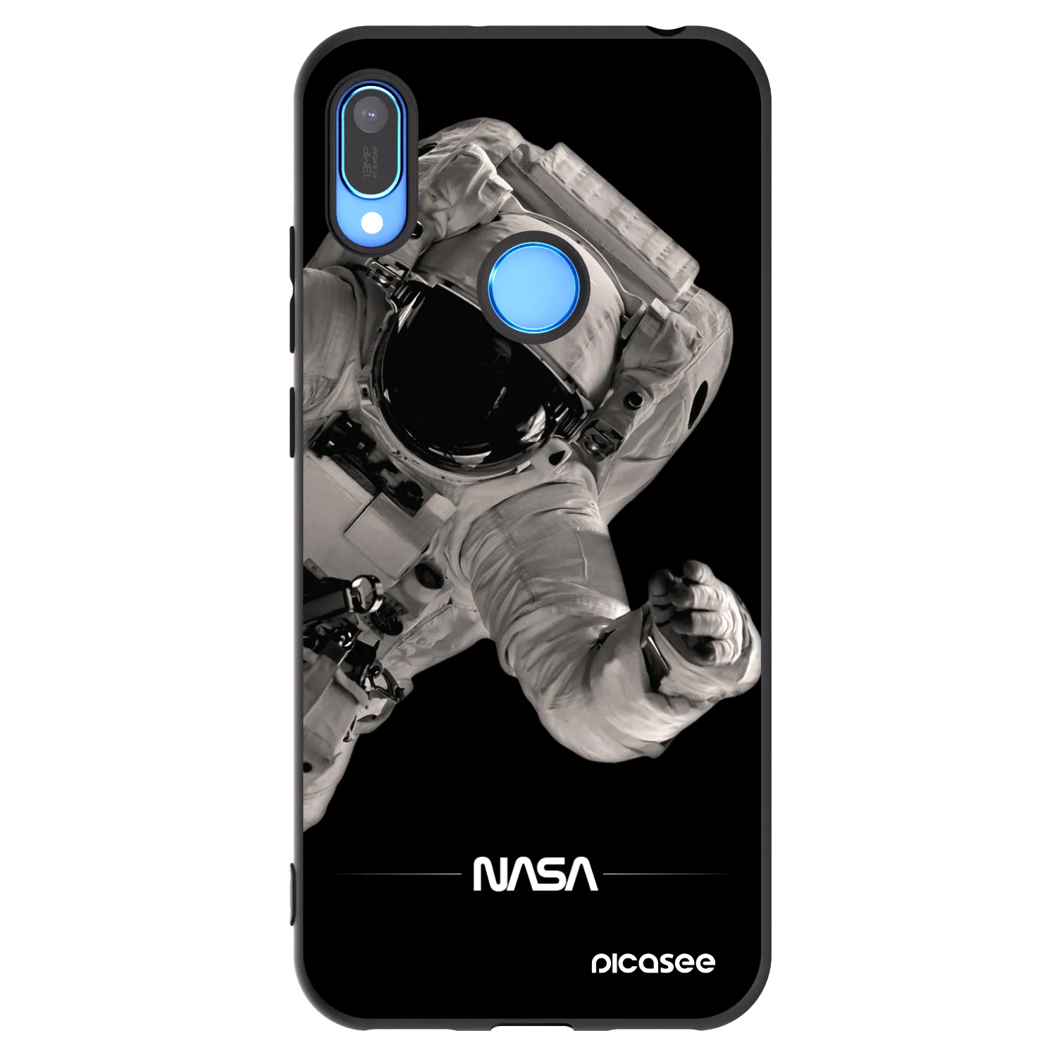 Picasee fekete szilikon tok az alábbi mobiltelefonokra Huawei Y6 2019 - Astronaut Big