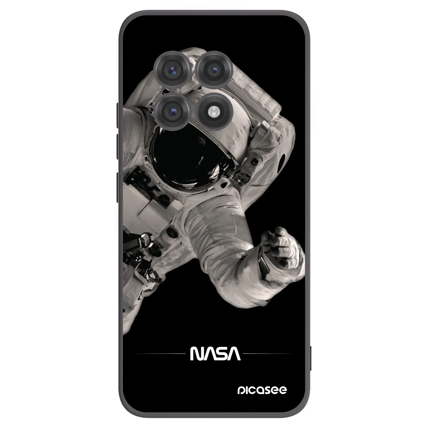 Picasee fekete szilikon tok az alábbi mobiltelefonokra OnePlus 13R 5G - Astronaut Big