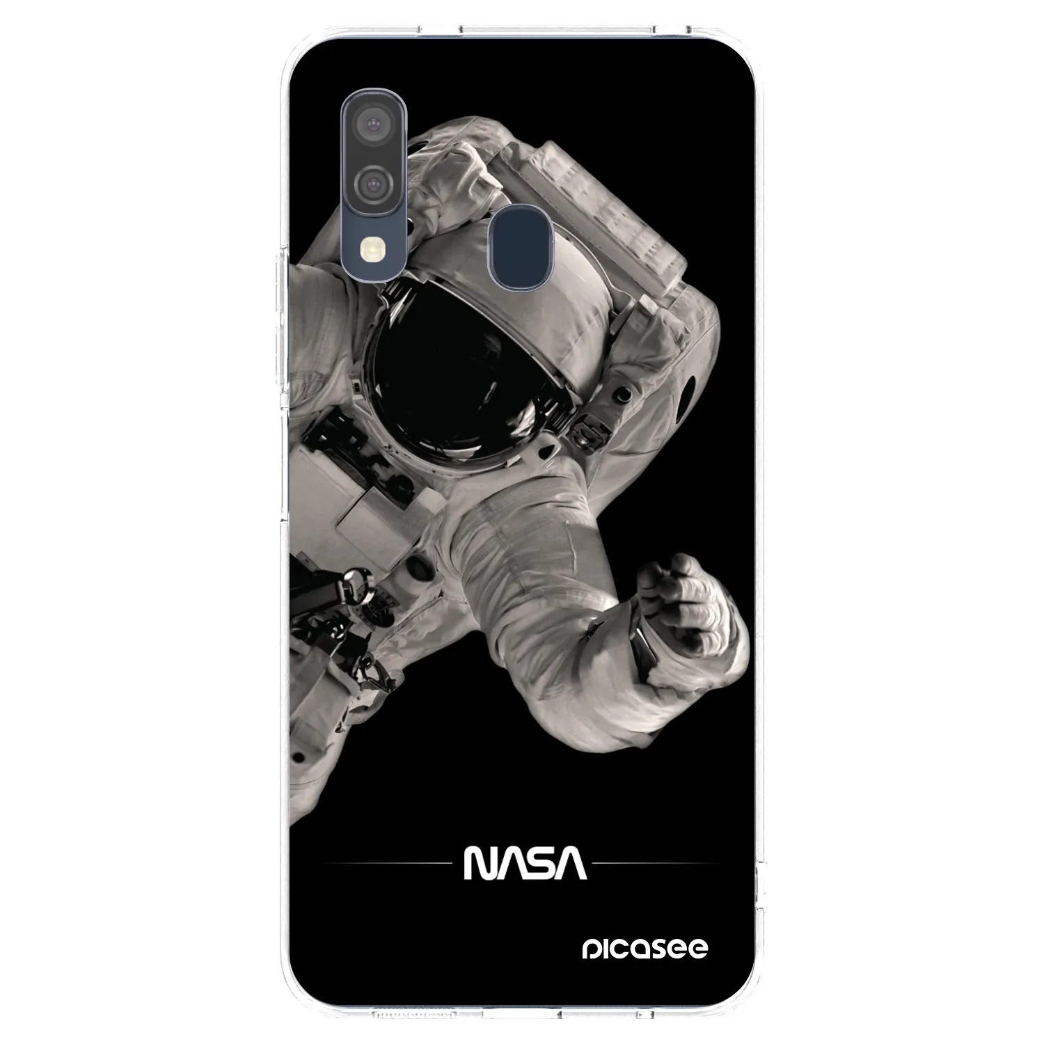 Picasee átlátszó szilikon tok az alábbi mobiltelefonokra Samsung Galaxy A40 A405F - Astronaut Big