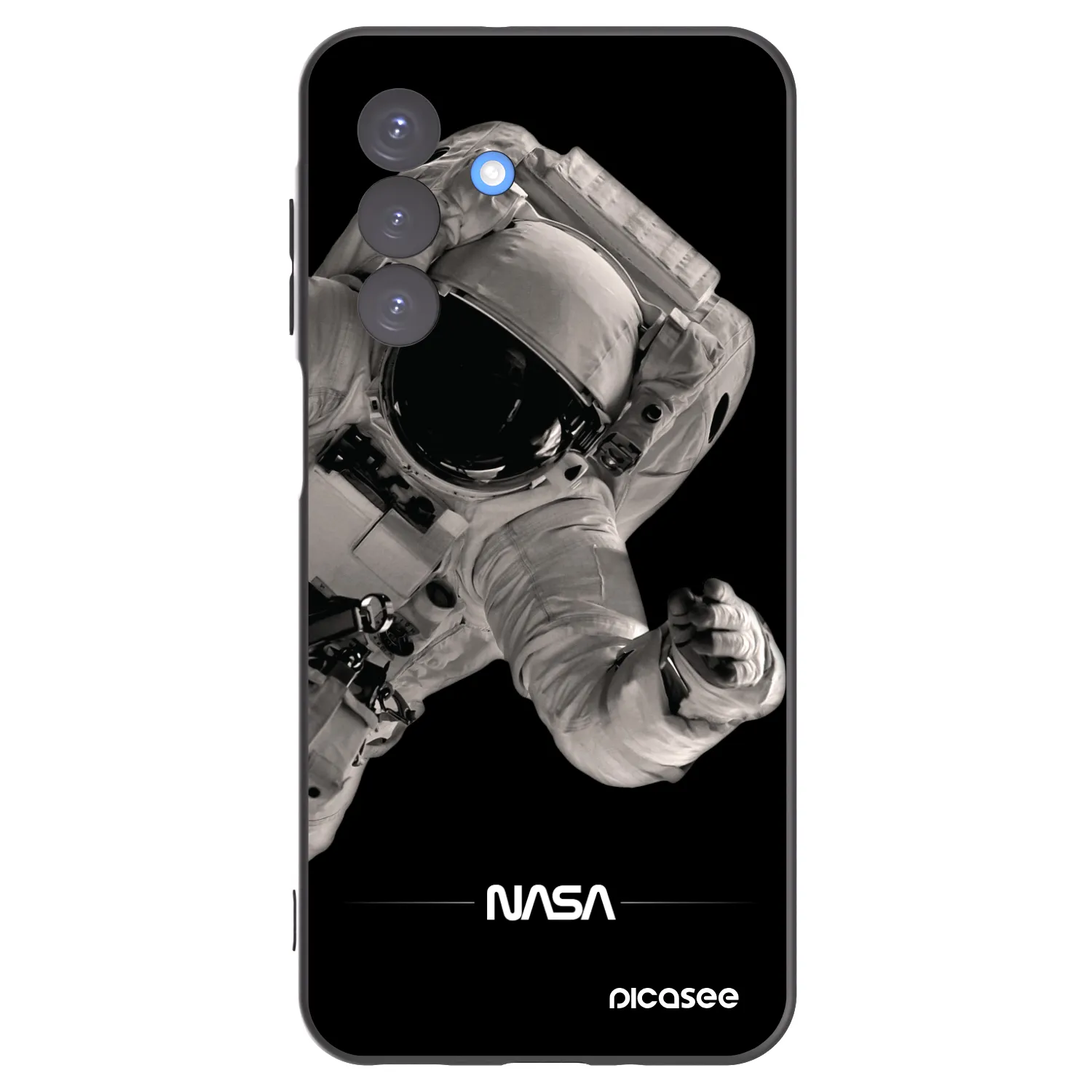 Picasee fekete szilikon tok az alábbi mobiltelefonokra Samsung Galaxy A17 5G - Astronaut Big