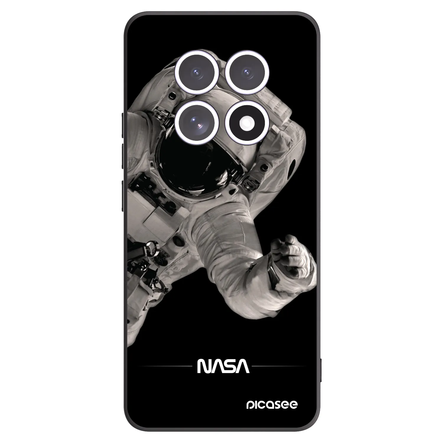 Picasee fekete szilikon tok az alábbi mobiltelefonokra Xiaomi Redmi Note 15 - Astronaut Big