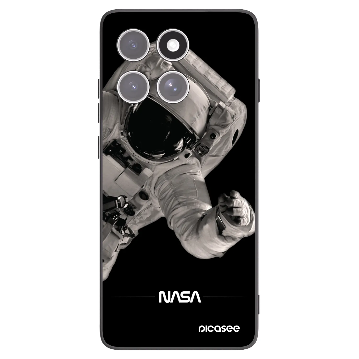 Picasee fekete szilikon tok az alábbi mobiltelefonokra Motorola Edge 60 Fusion - Astronaut Big