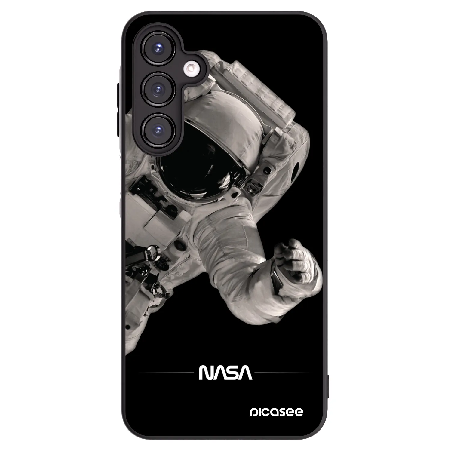 Picasee fekete szilikon tok az alábbi mobiltelefonokra Samsung Galaxy A16 4G - Astronaut Big