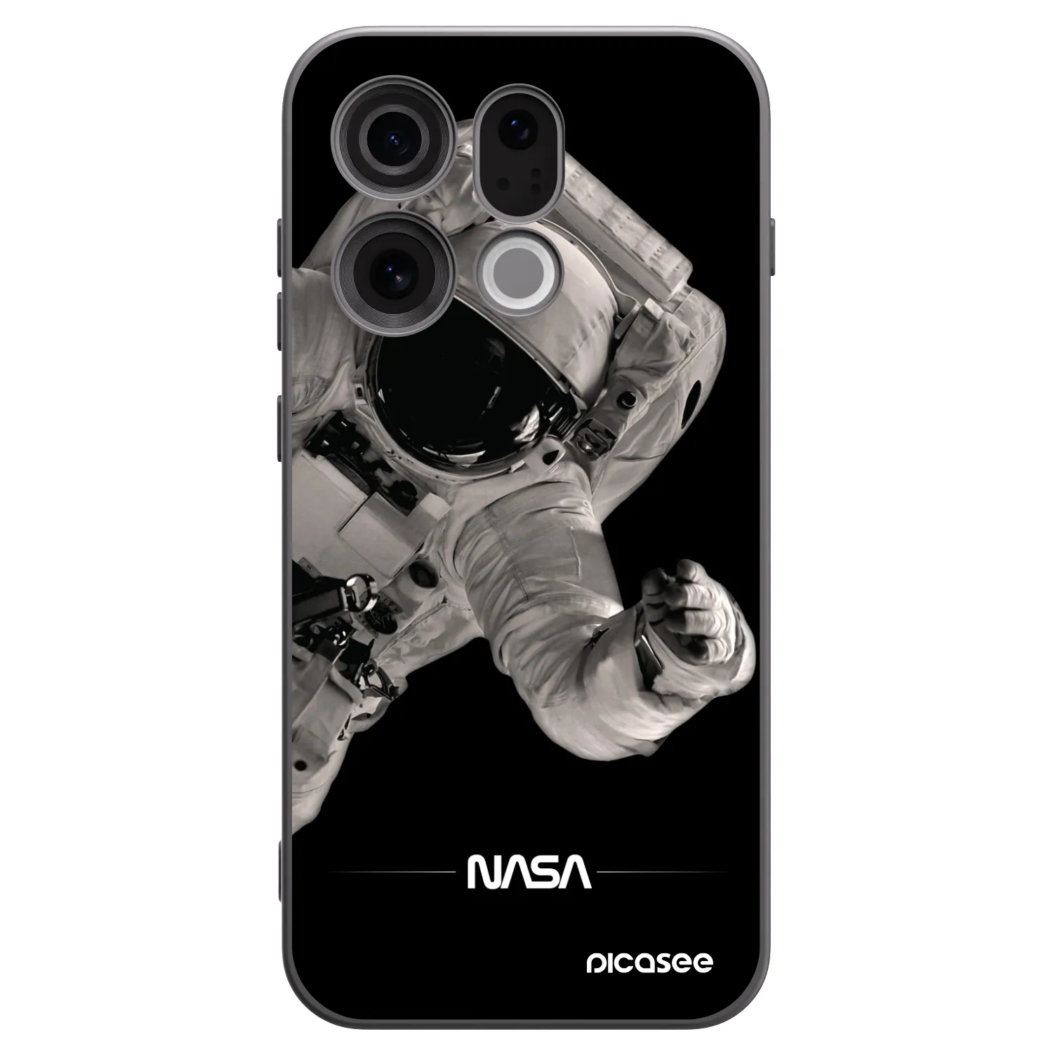 Picasee fekete szilikon tok az alábbi mobiltelefonokra OPPO Find X9 - Astronaut Big