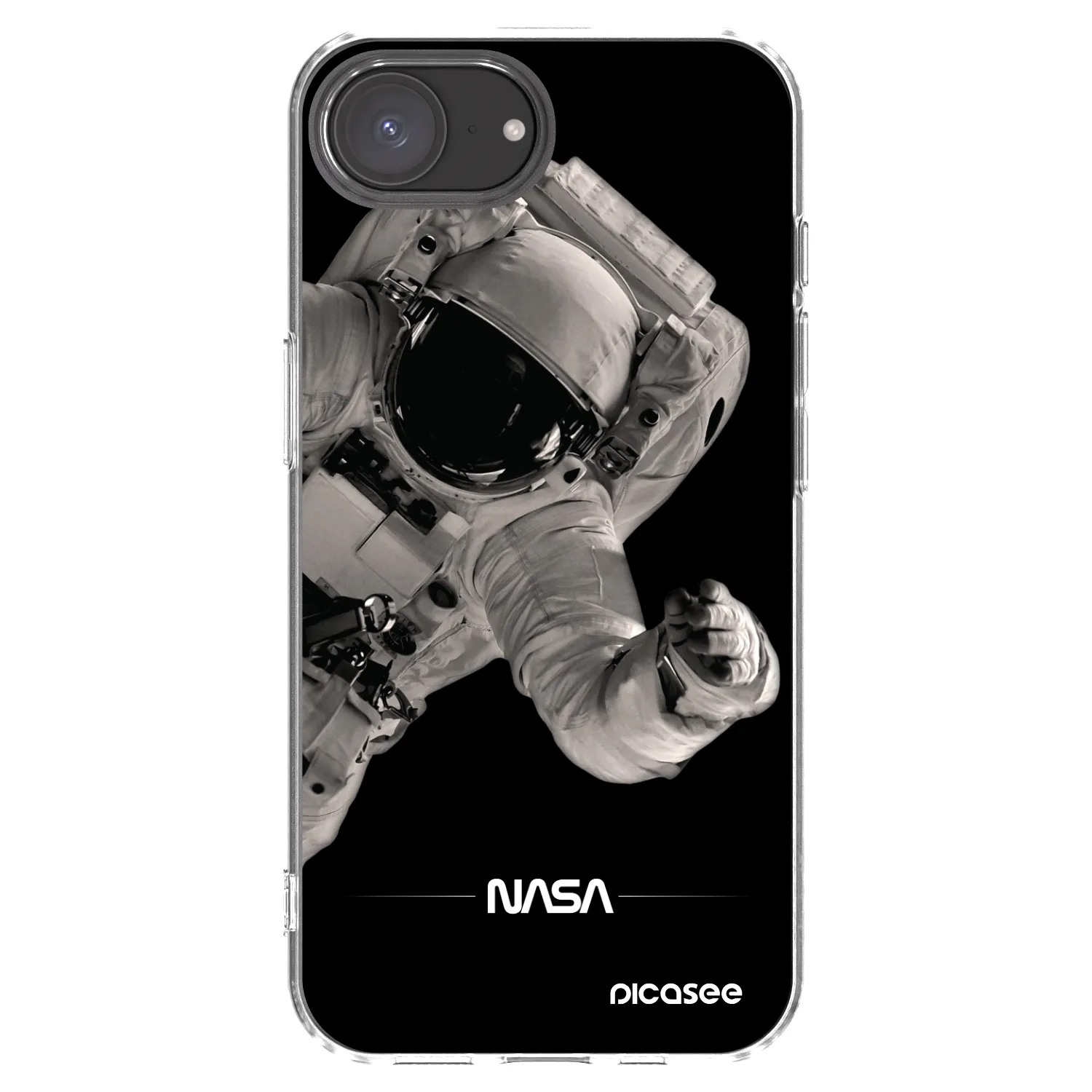 Picasee átlátszó szilikon tok az alábbi mobiltelefonokra Apple iPhone 17e - Astronaut Big