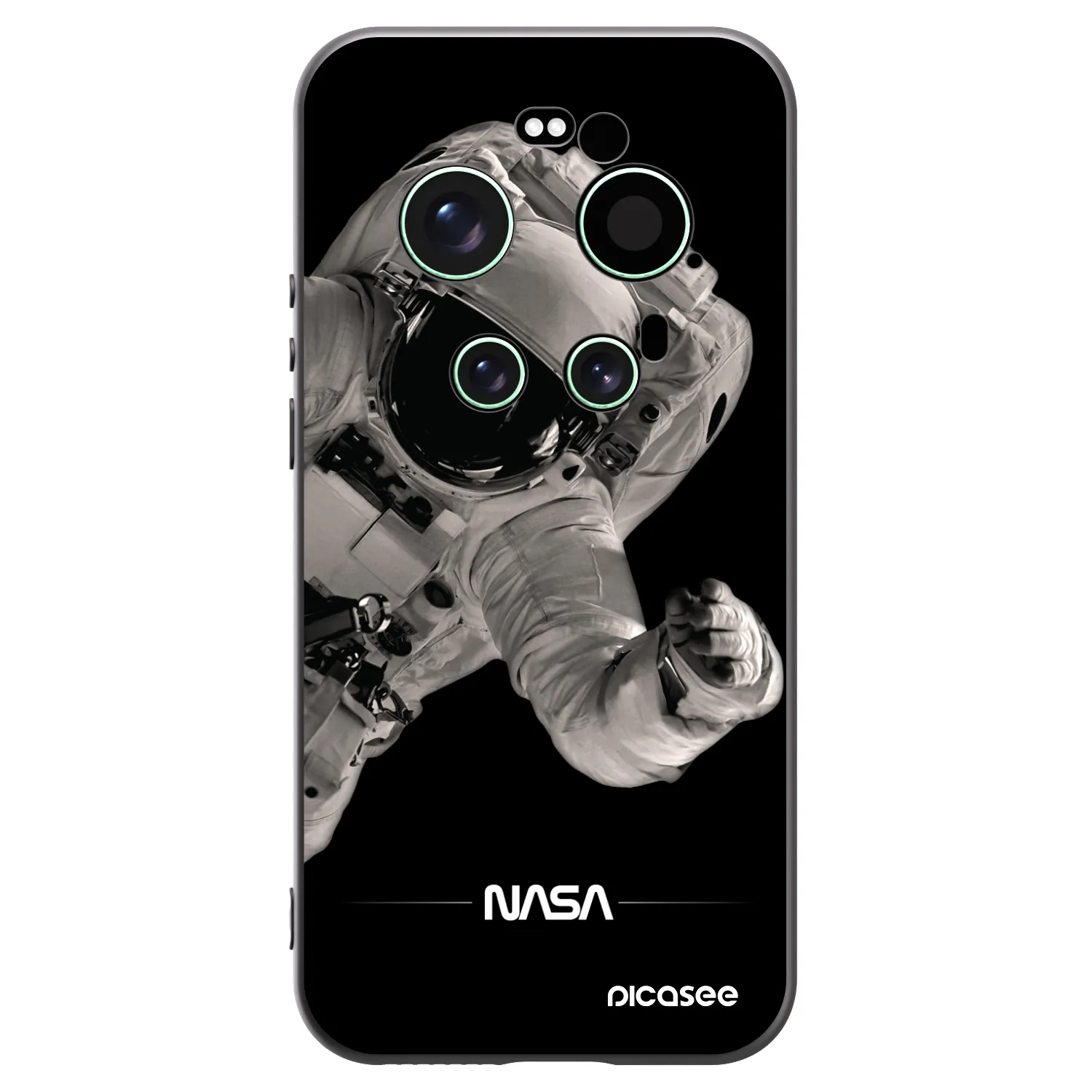 Picasee fekete szilikon tok az alábbi mobiltelefonokra Xiaomi 17 Ultra - Astronaut Big