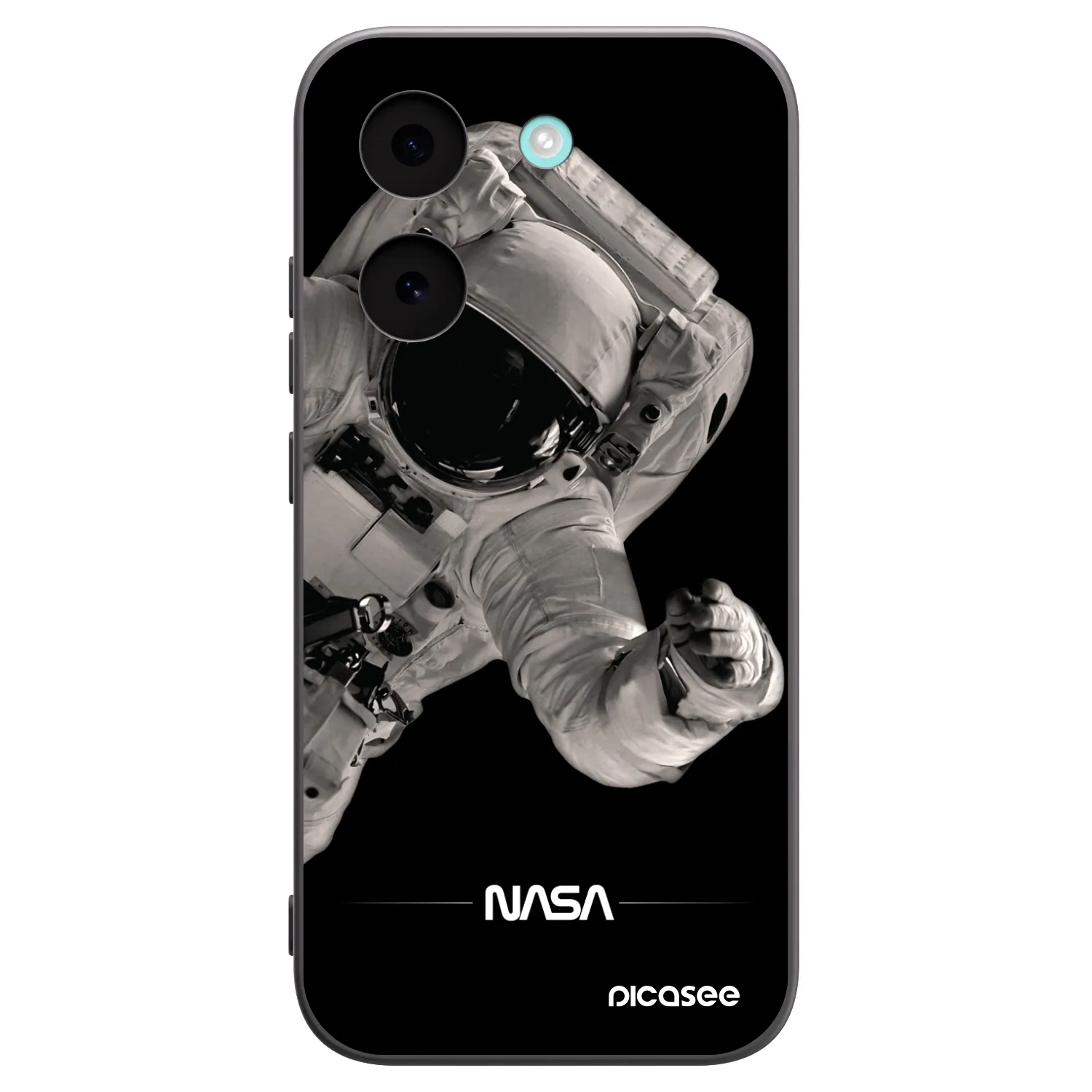 Picasee fekete szilikon tok az alábbi mobiltelefonokra Xiaomi Poco X8 Pro - Astronaut Big