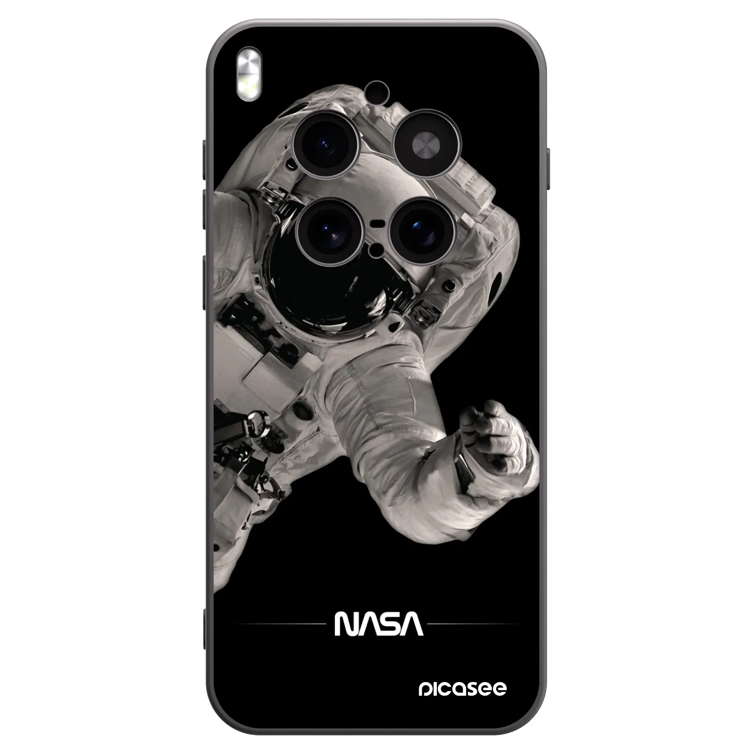 Picasee fekete szilikon tok az alábbi mobiltelefonokra Vivo X300 Pro - Astronaut Big