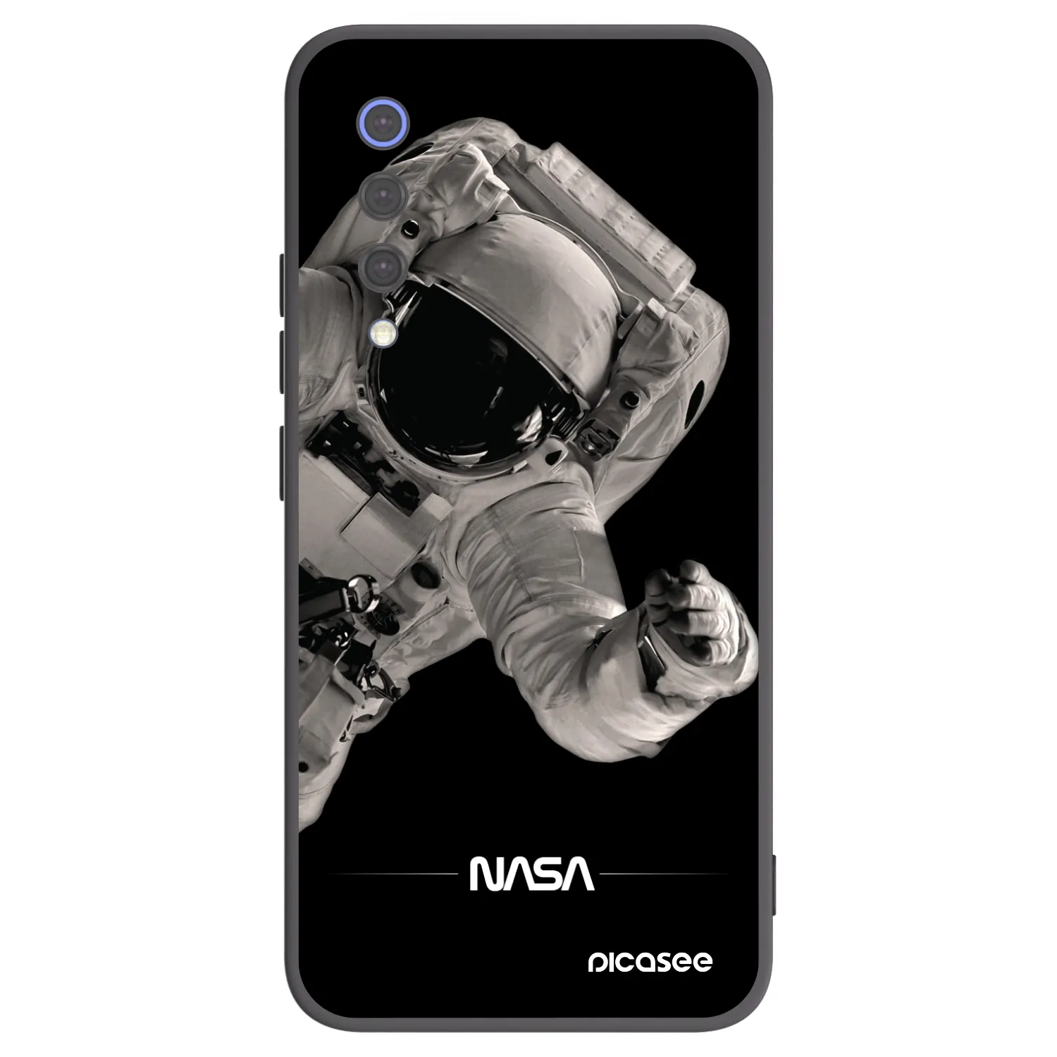 Picasee fekete szilikon tok az alábbi mobiltelefonokra Xiaomi Mi 9 SE - Astronaut Big
