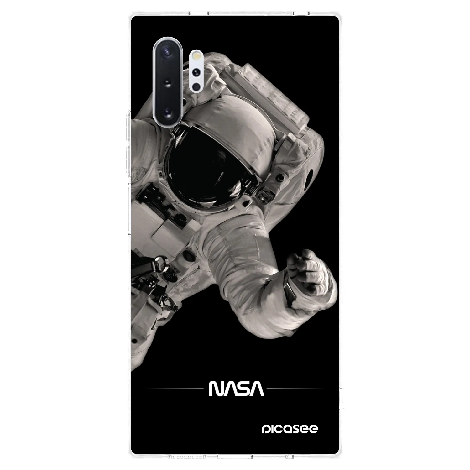 Picasee átlátszó szilikon tok az alábbi mobiltelefonokra Samsung Galaxy Note 10+ N975F - Astronaut Big