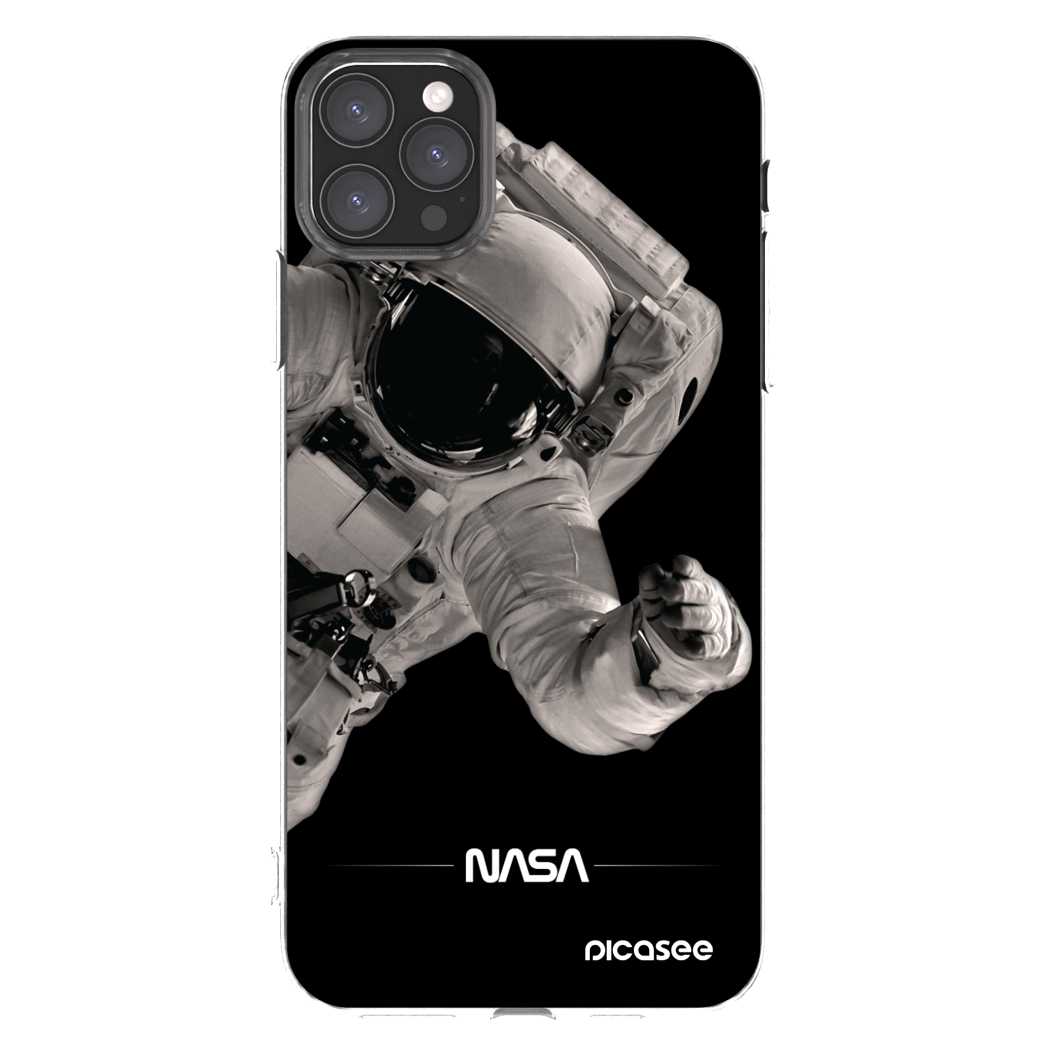 Picasee átlátszó szilikon tok az alábbi mobiltelefonokra Apple iPhone 11 Pro Max - Astronaut Big