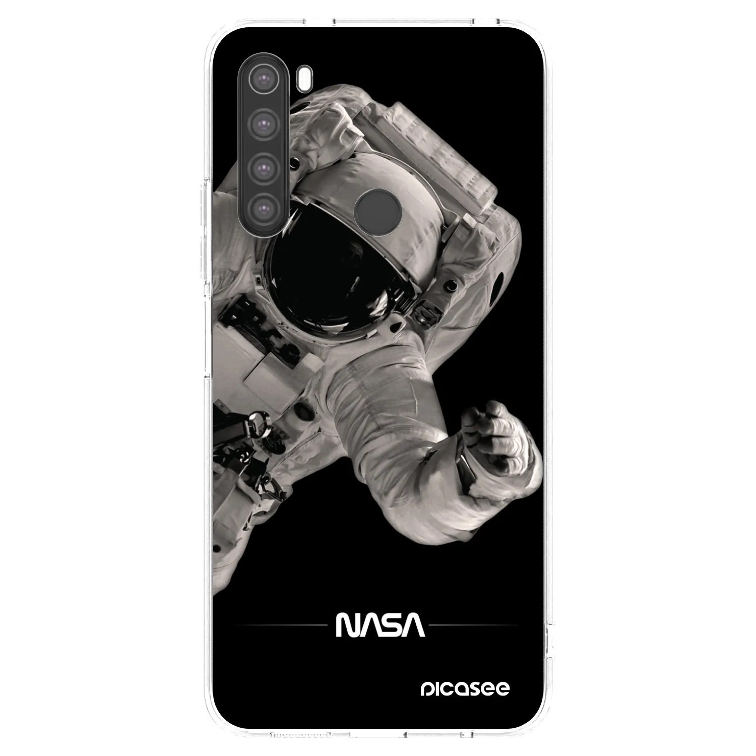 Picasee átlátszó szilikon tok az alábbi mobiltelefonokra Xiaomi Redmi Note 8 - Astronaut Big