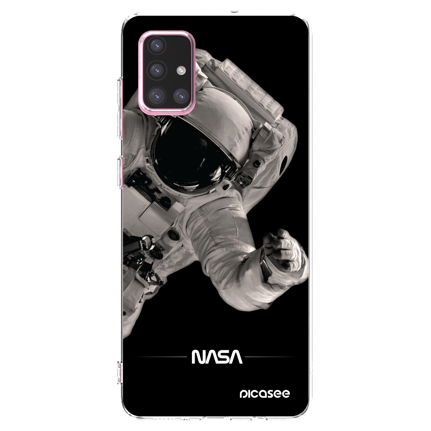 Picasee átlátszó szilikon tok az alábbi mobiltelefonokra Samsung Galaxy A71 A715F - Astronaut Big
