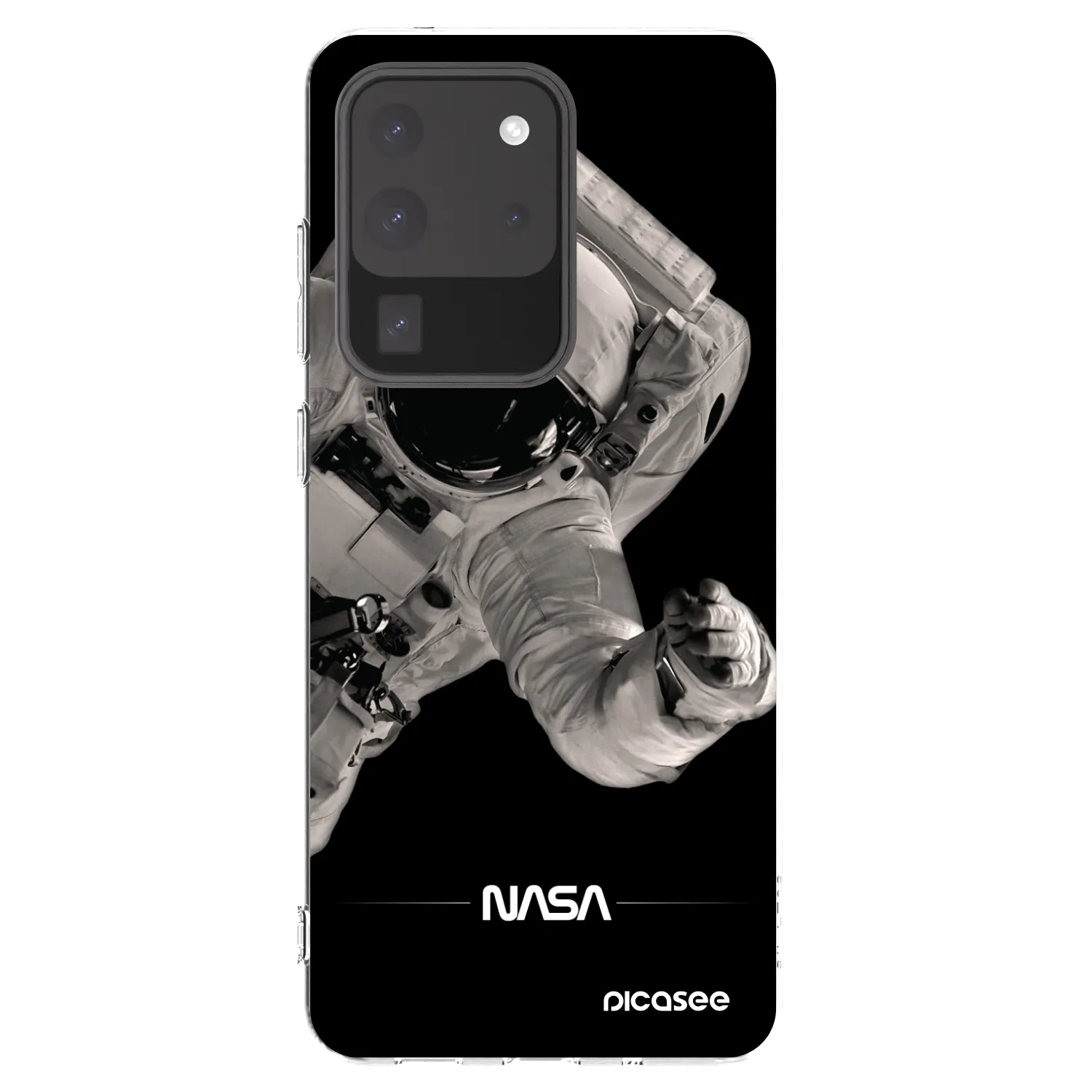 Picasee átlátszó szilikon tok az alábbi mobiltelefonokra Samsung Galaxy S20 Ultra 5G G988F - Astronaut Big