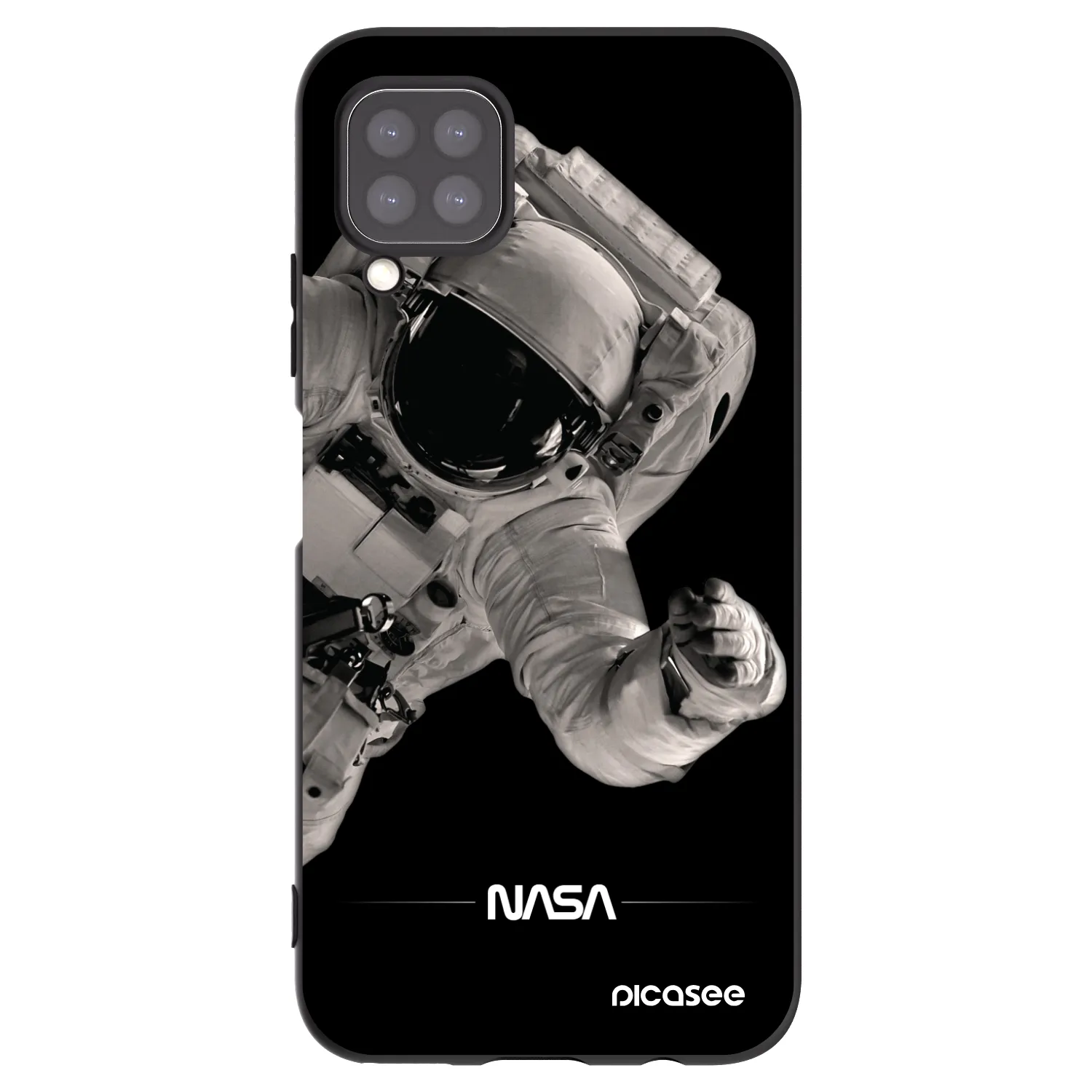 Picasee fekete szilikon tok az alábbi mobiltelefonokra Huawei P40 Lite - Astronaut Big