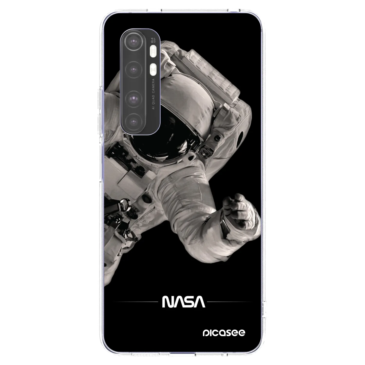 Picasee átlátszó szilikon tok az alábbi mobiltelefonokra Xiaomi Mi Note 10 Lite - Astronaut Big