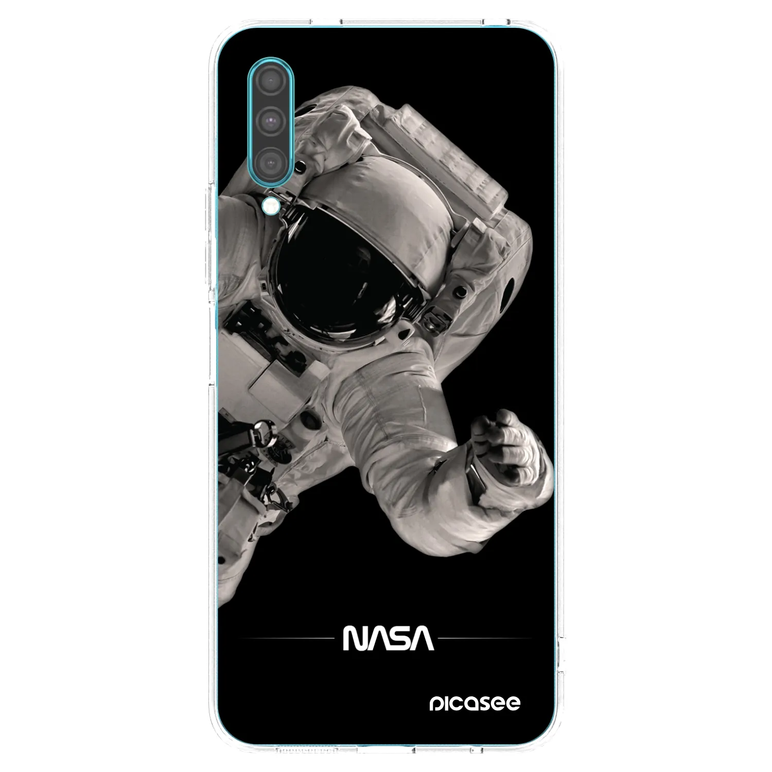 Picasee átlátszó szilikon tok az alábbi mobiltelefonokra Samsung Galaxy A30s A307F - Astronaut Big